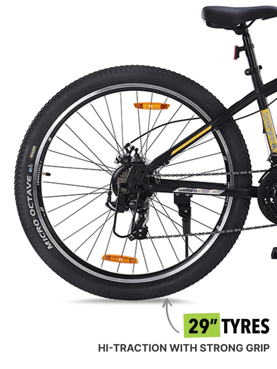 DAUNTLESS21S29TGREYBLACKSteel 21 Speed Shimano Gear 29 inch Mountain Cycle, Dual Disc Brake, Front Suspension and Double Wall Rim - Image 7