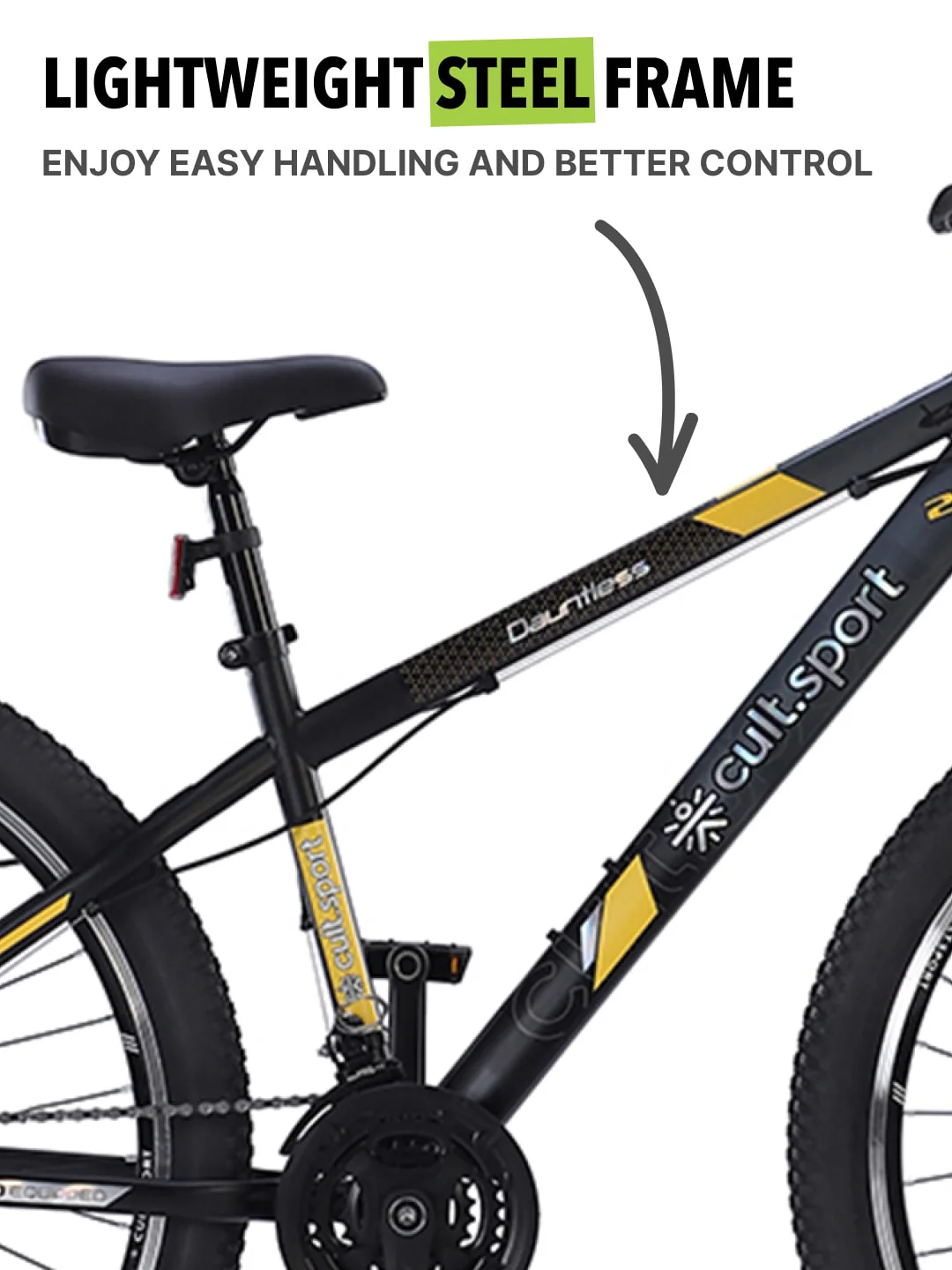 DAUNTLESS21S29TGREYBLACKSteel 21 Speed Shimano Gear 29 inch Mountain Cycle, Dual Disc Brake, Front Suspension and Double Wall Rim - Image 9