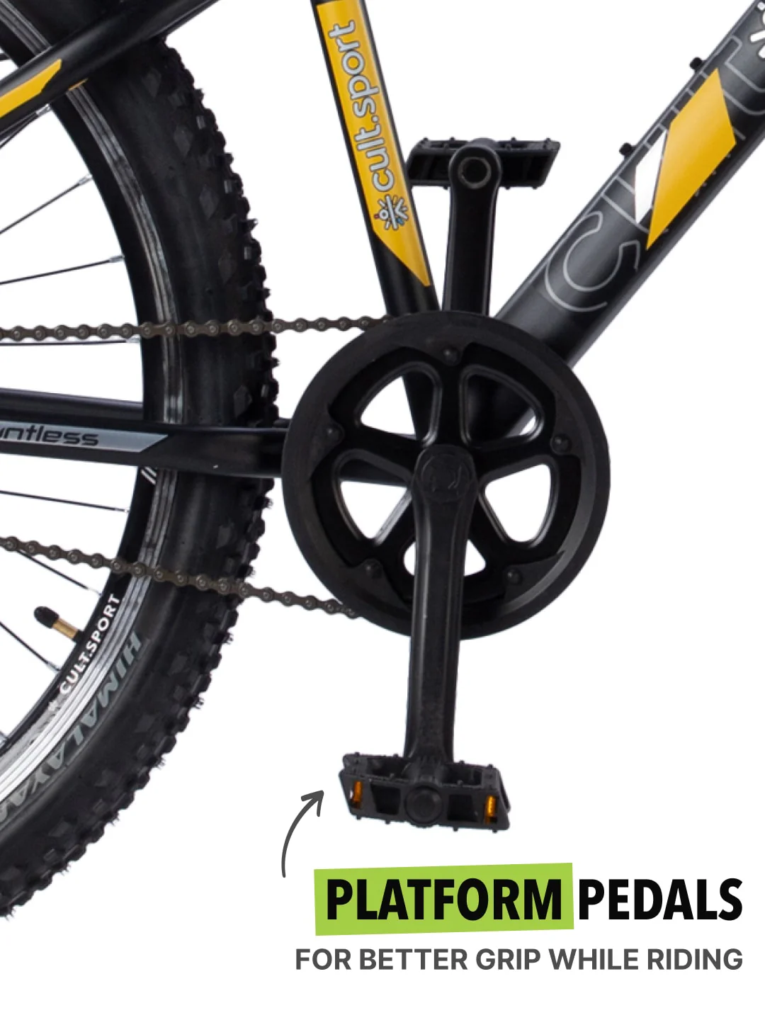 DAUNTLESS29TGREYBLACK Steel Single Speed 29 inch Mountain Cycle, Front Suspension, Double Wall Rim and Dual Disc Brake - Image 5