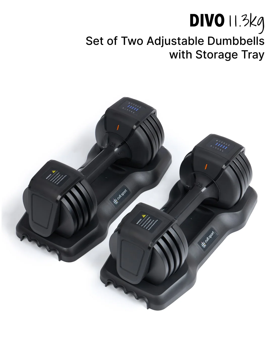 Divo 11.3kg (Pack of 2) Adjustable Dumbbell for Men & Women for Fitness and Home Workout, Adjustable Dumbbell (6 months extended warranty only on Cultstore.com) - Image 7