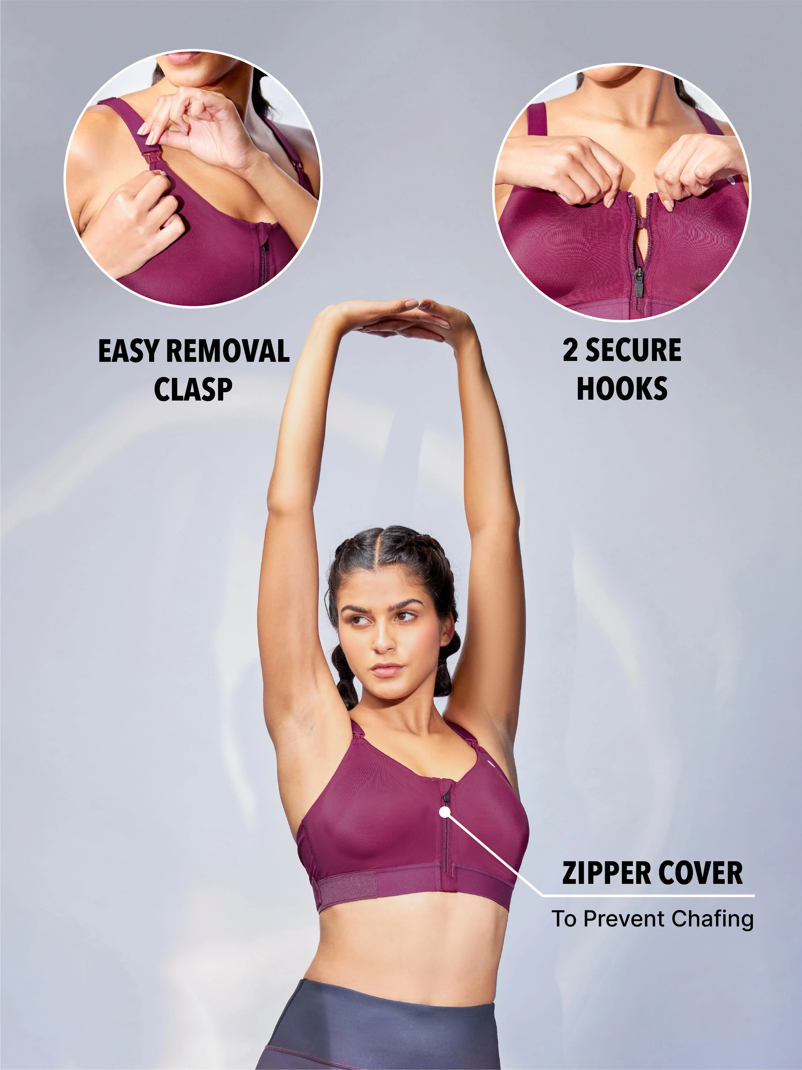 Do It All Sports Bra with adjustable underband - Image 3