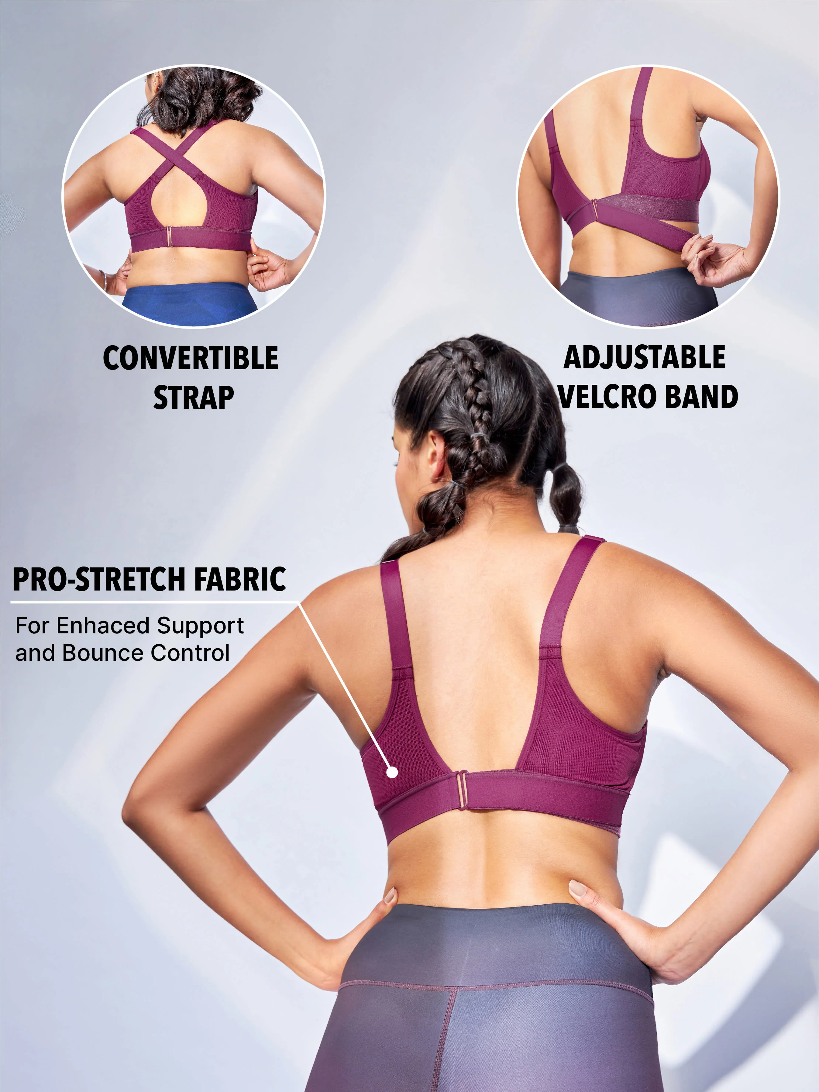 Do It All Sports Bra with adjustable underband - Image 4