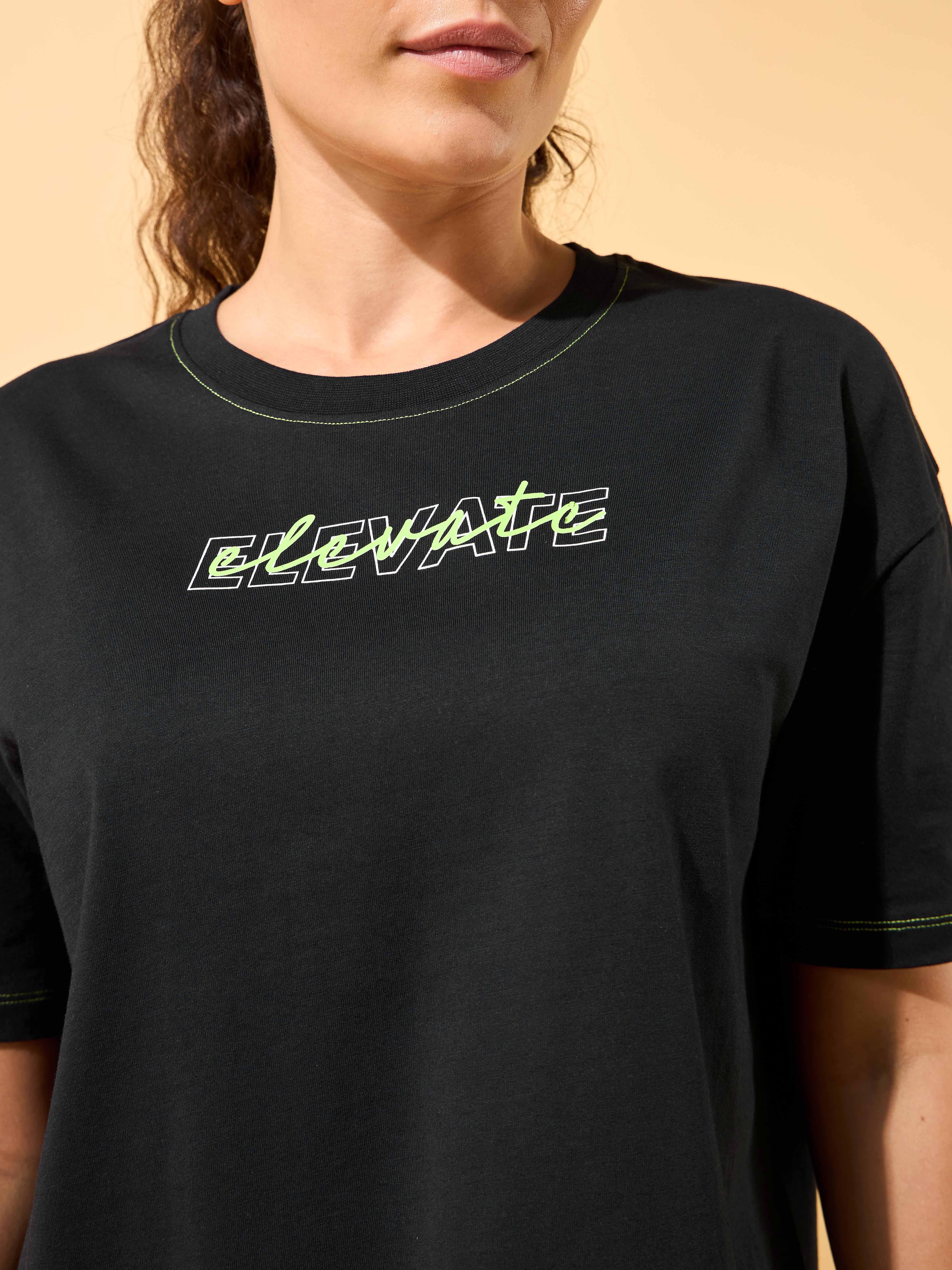 Elevate Print Cropped T-shirt - Image 8