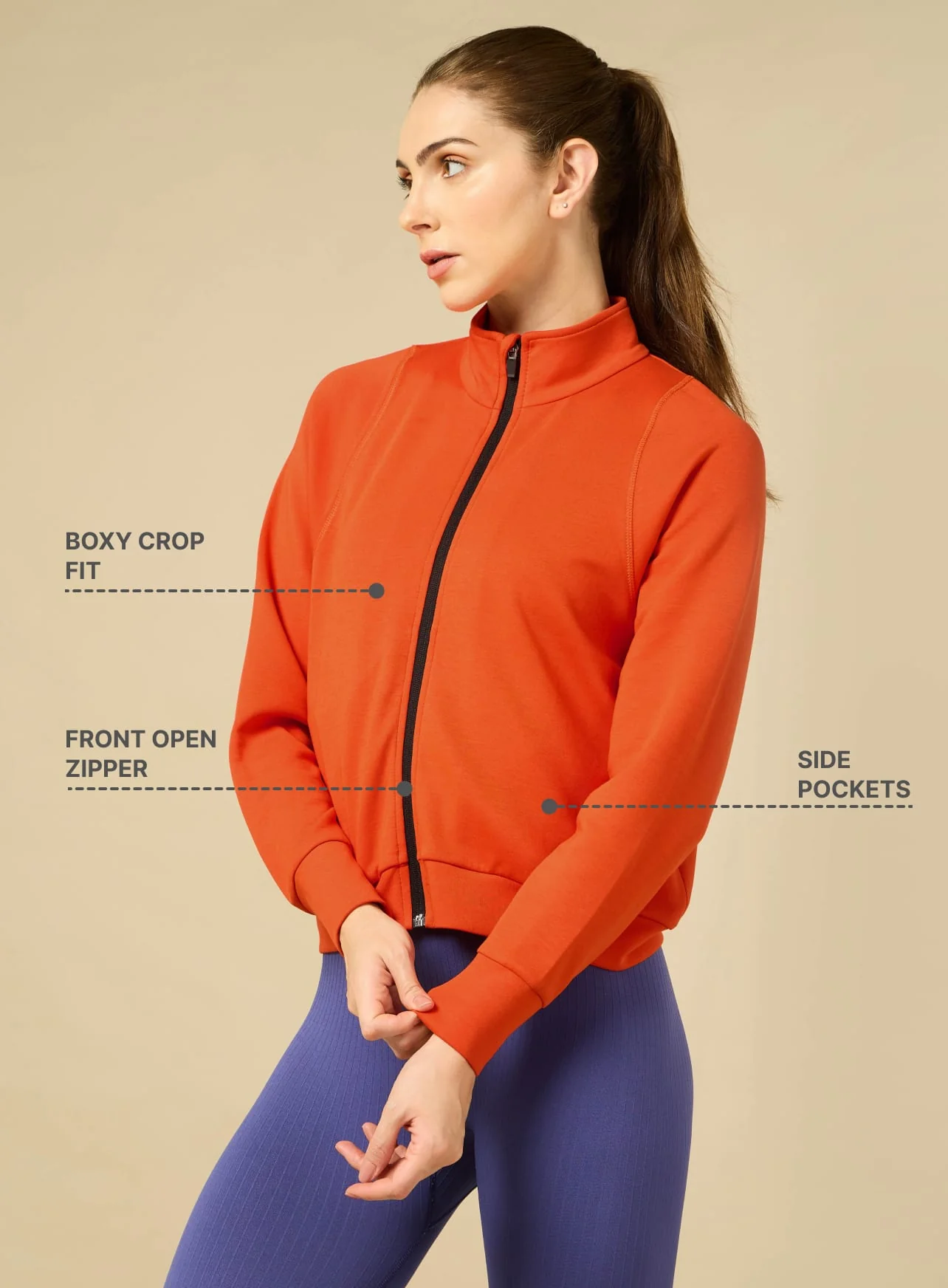 Everyday Training Orange Jacket - Image 5