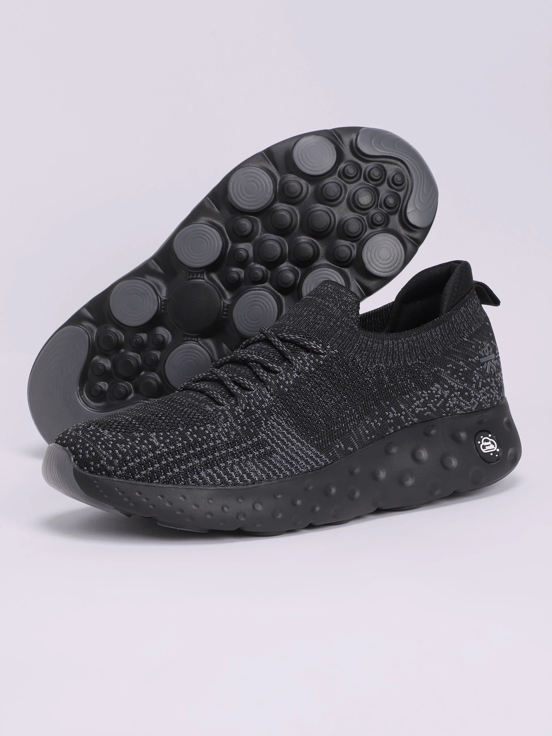 cult EZ+ Cushn Men's Walking Shoes - Black/Grey - Image 9