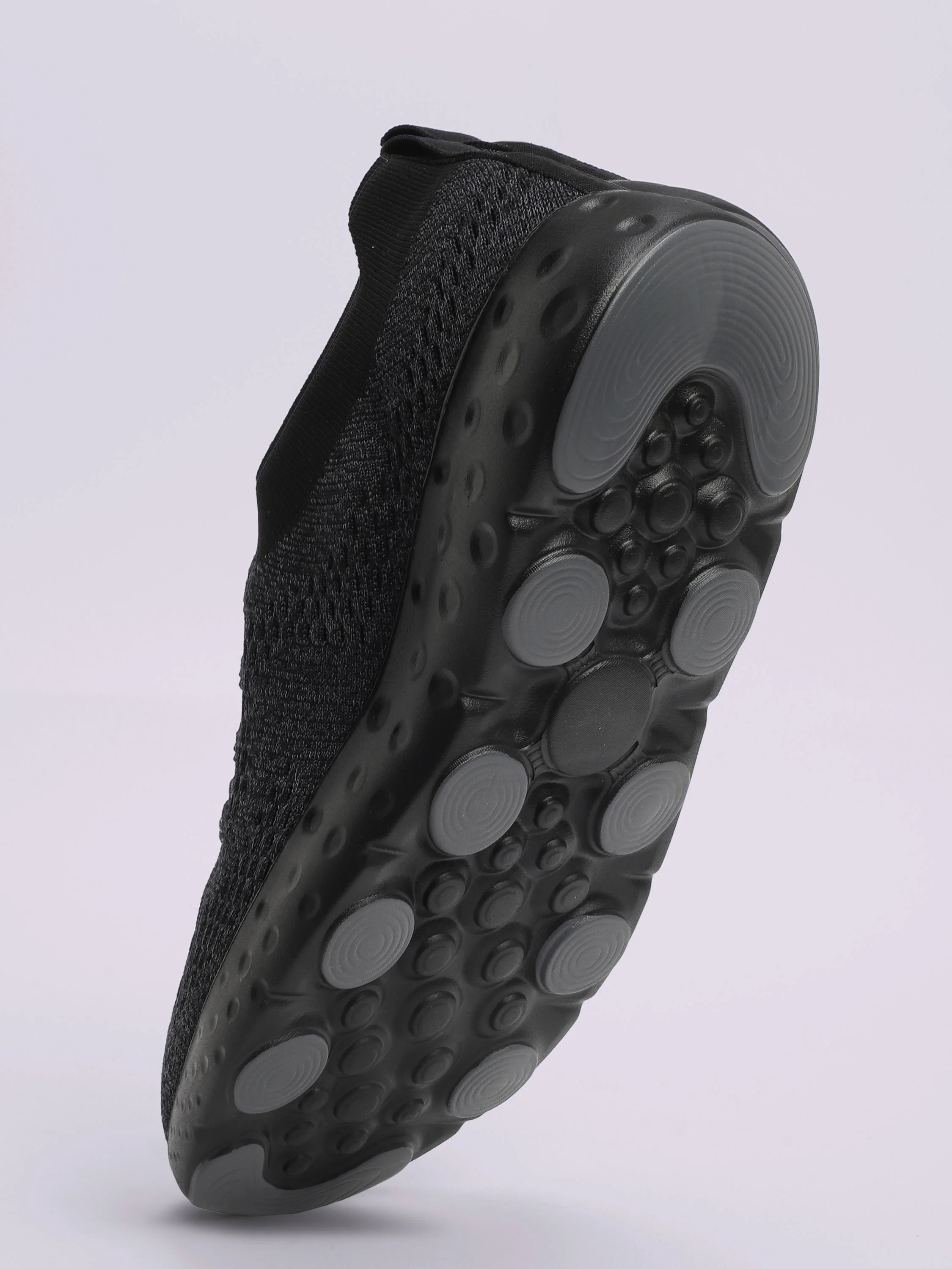 cult EZ+ Plush Men's Walking Shoes - Black/Grey - Image 5