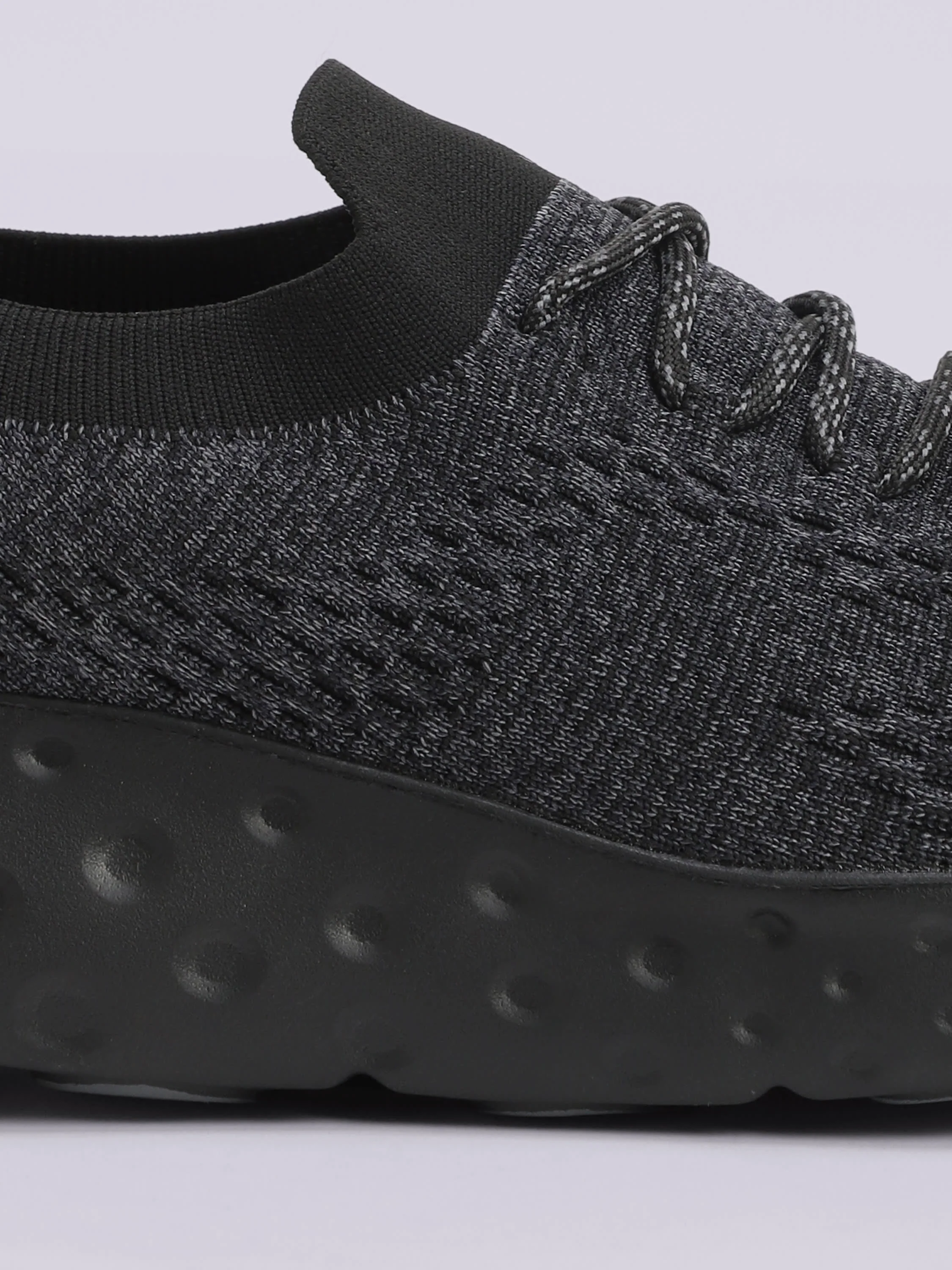 cult EZ+ Plush Men's Walking Shoes - Black/Grey - Image 7