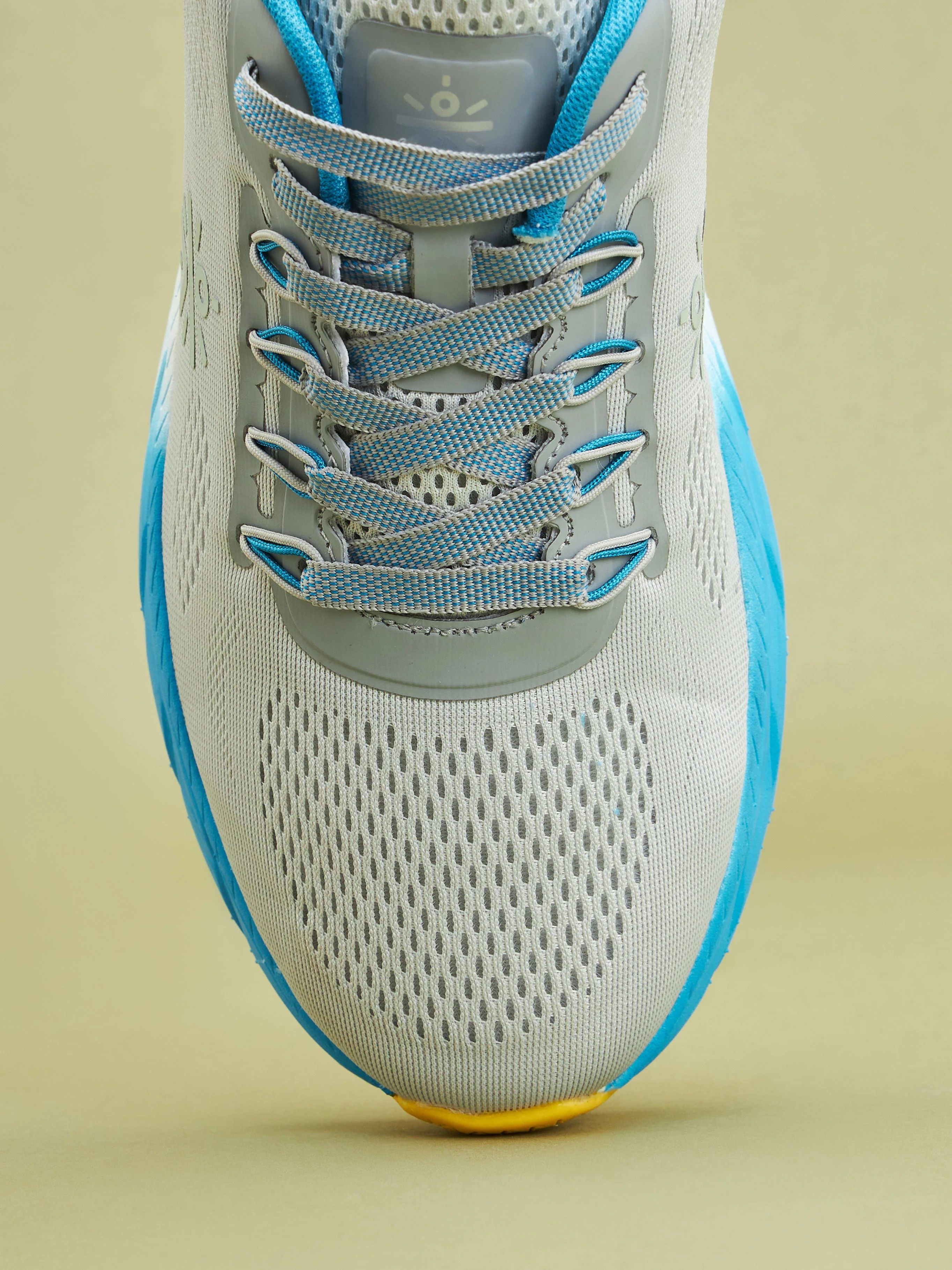 cult EZ+ Ryde Men Running Shoes - Ash Grey/Turquoise Blue - Image 6