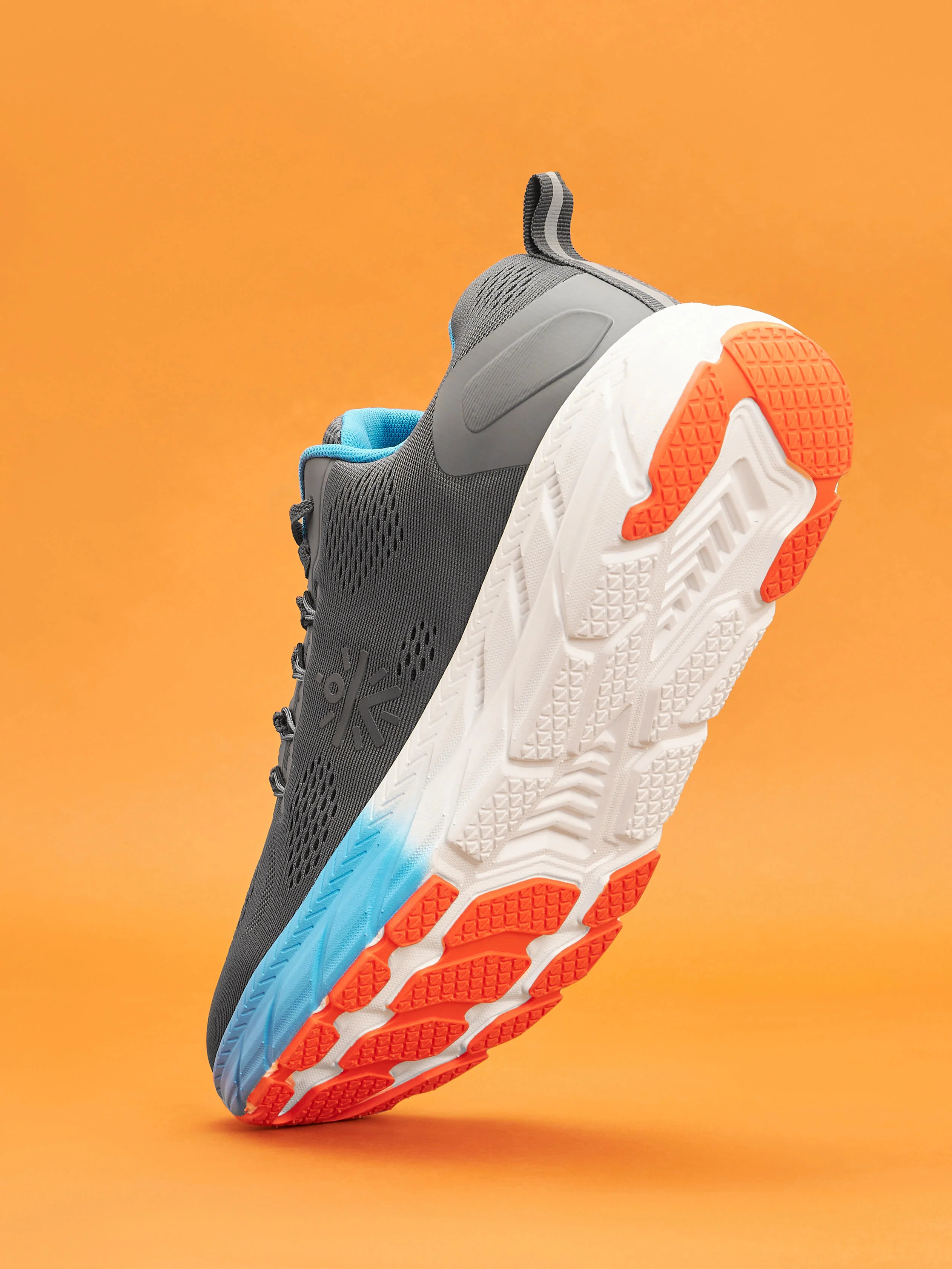cult EZ+ Ryde Men Running Shoes - Carbon Grey/Blue - Image 4