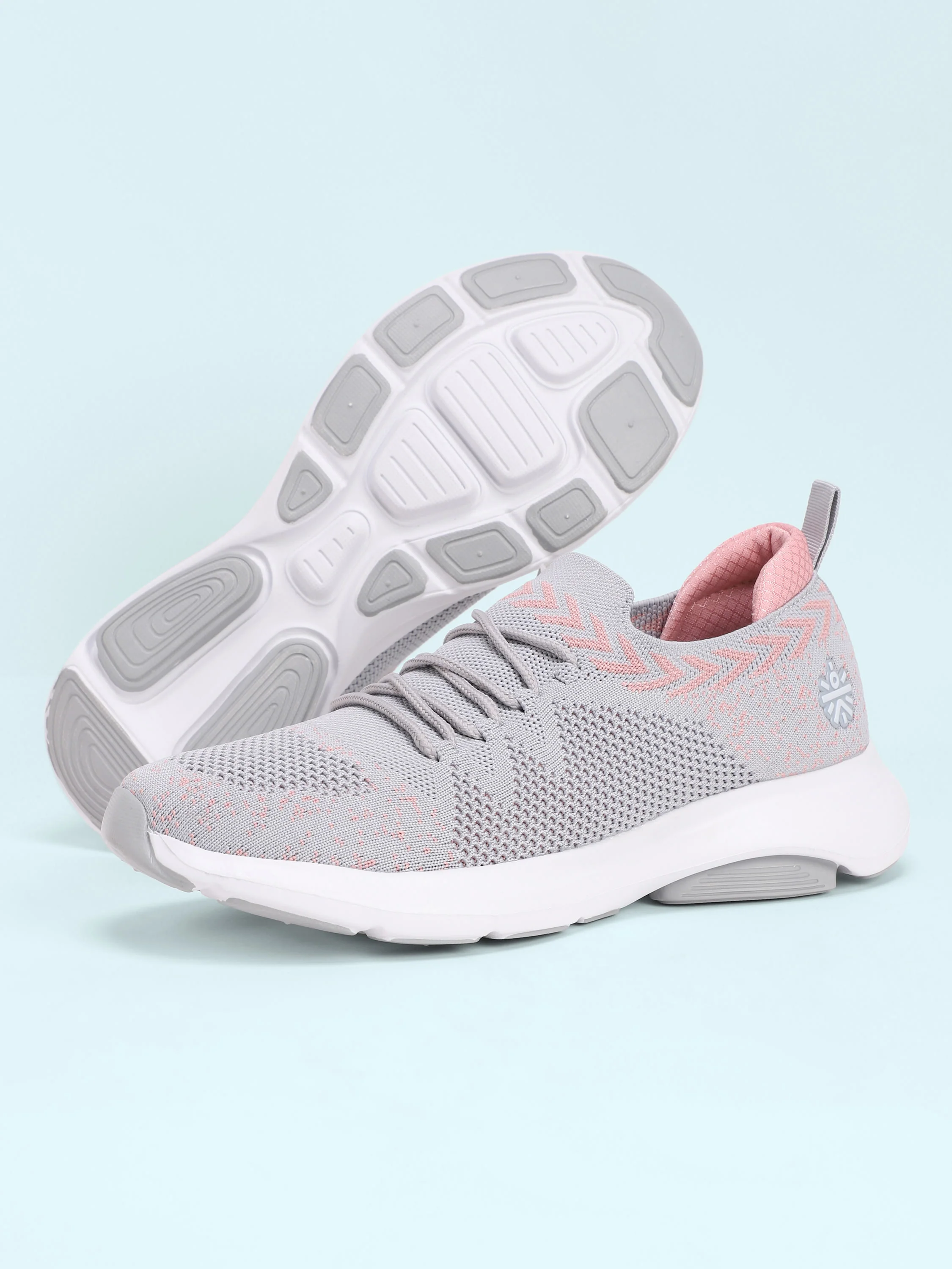 cult EZ+ Stride Women's Walking Shoes - Ash Grey/Peach - Image 9