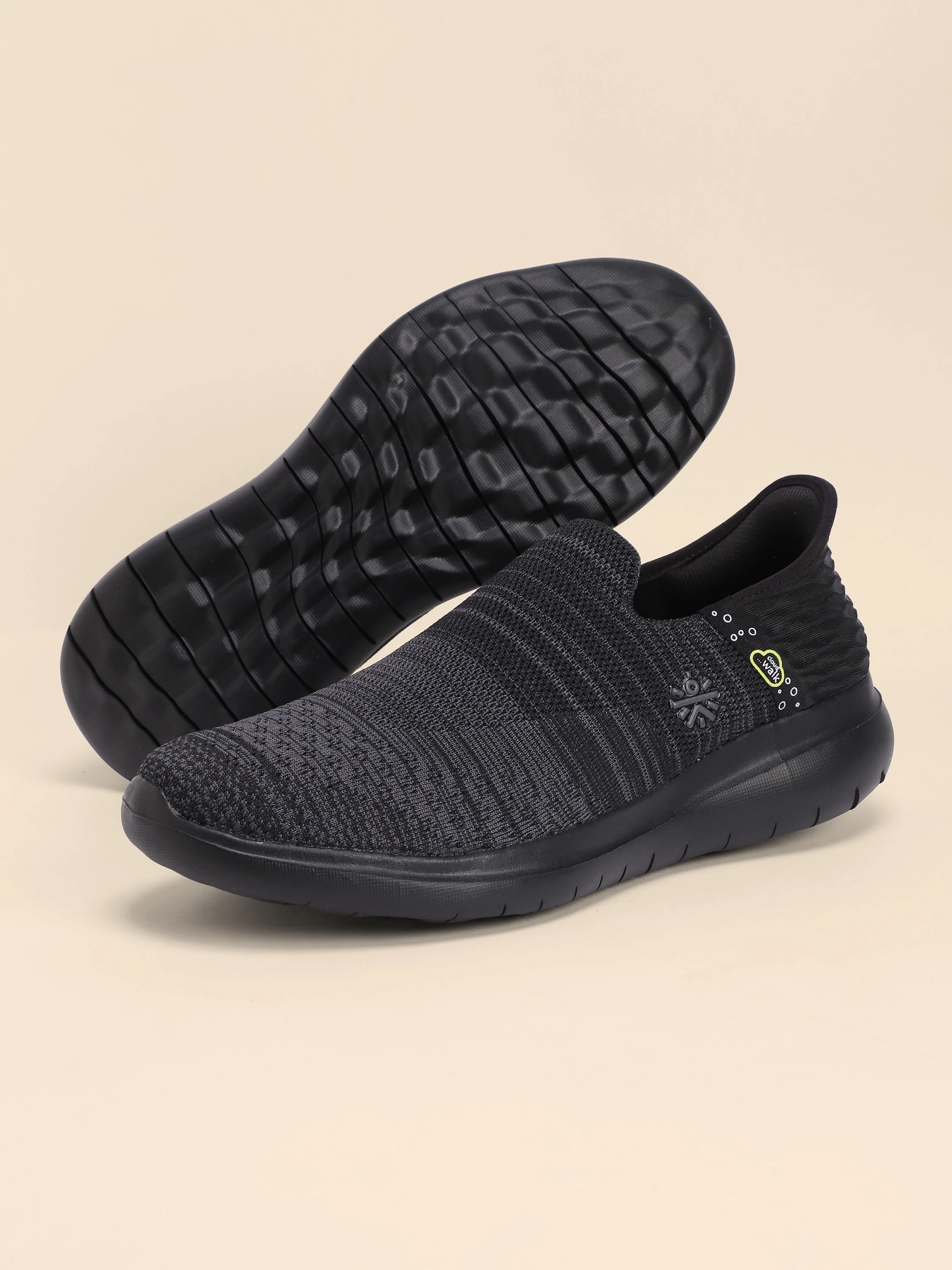 cult EZ+ Walk Men's Walking Shoes - Black/Grey - Image 9