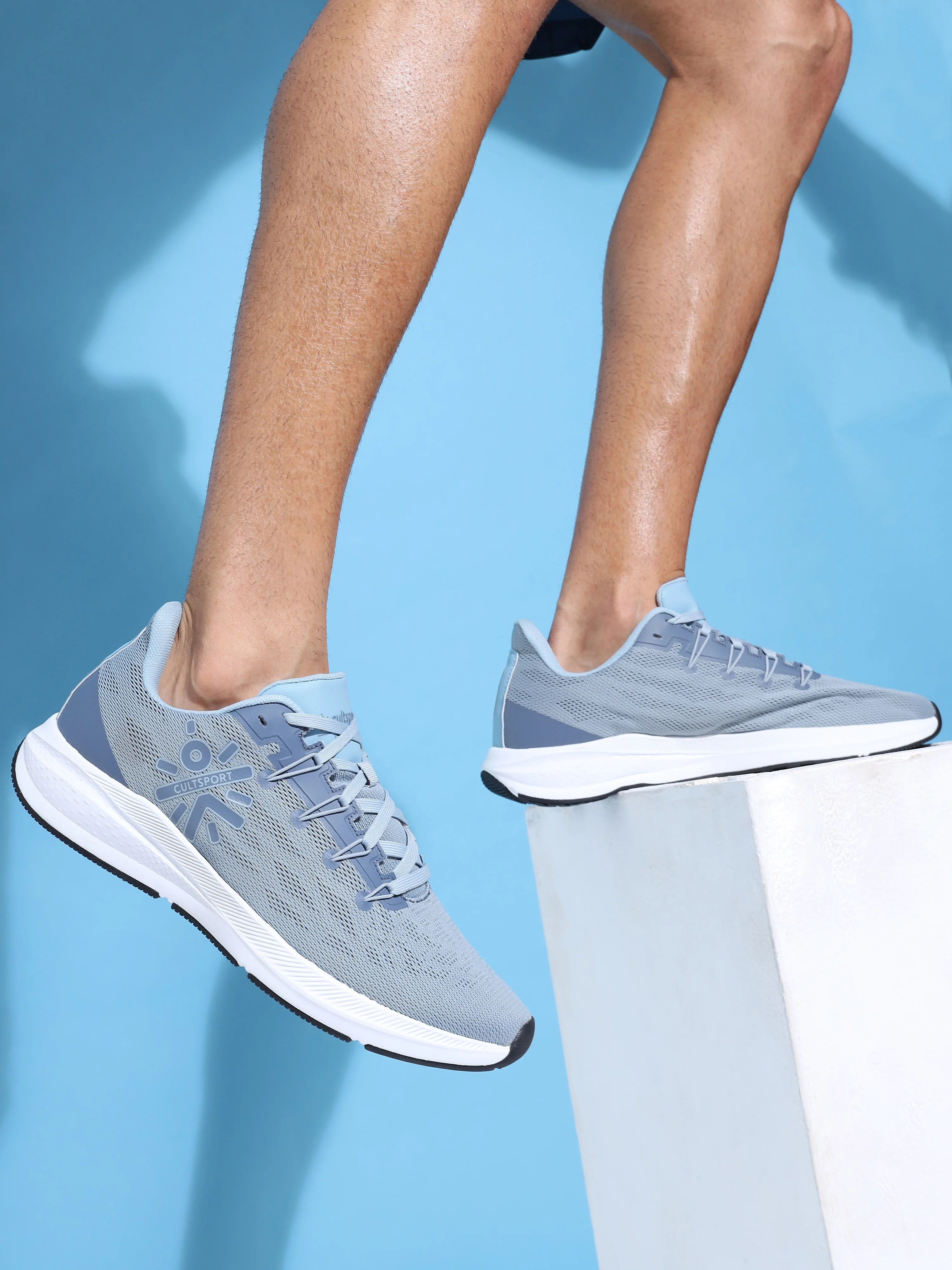 cult Firebird Men Running Shoes - Ash Blue - Image 2