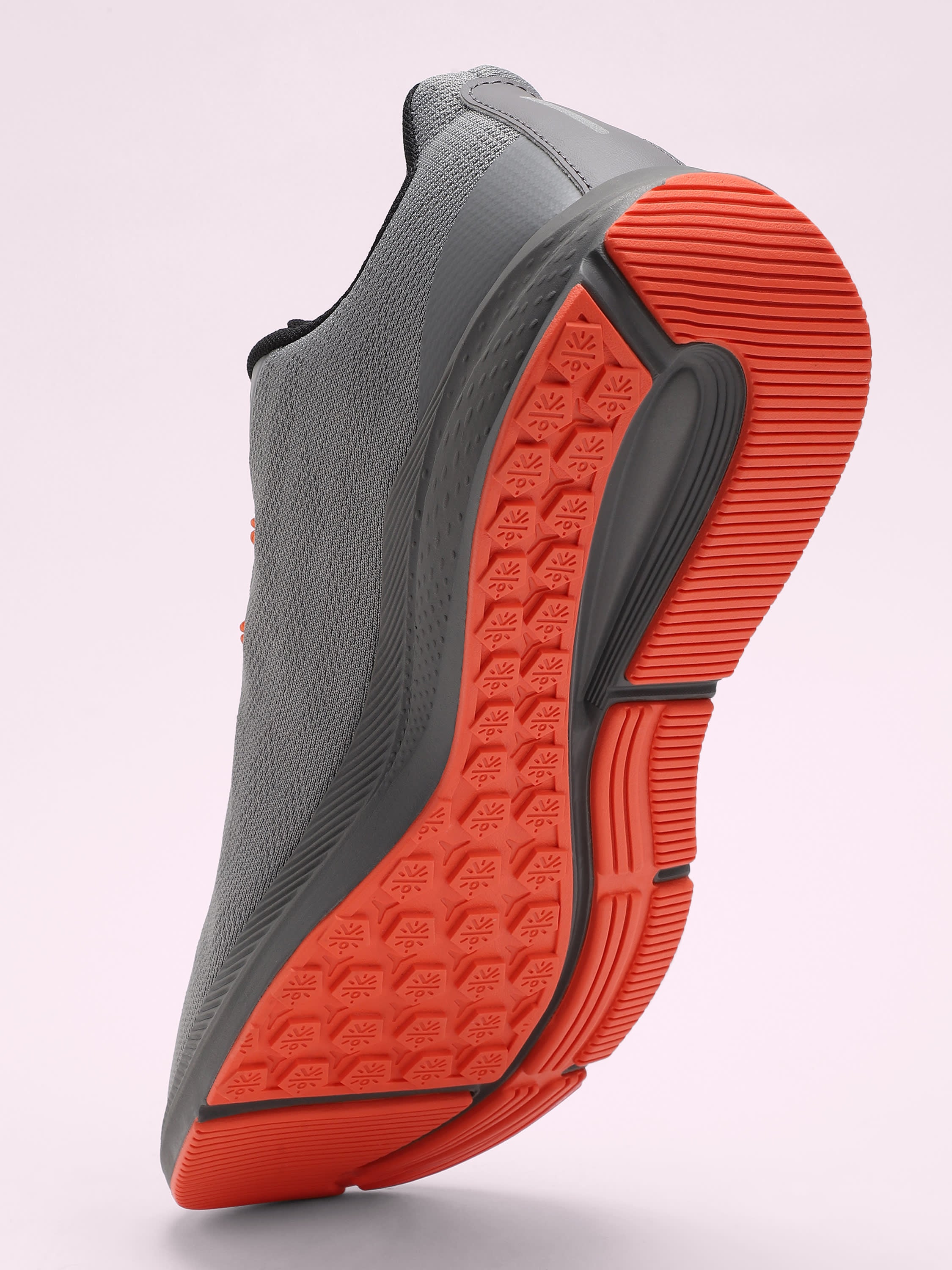 cult Firebird Men Running Shoes - Grey/Orange - Image 6