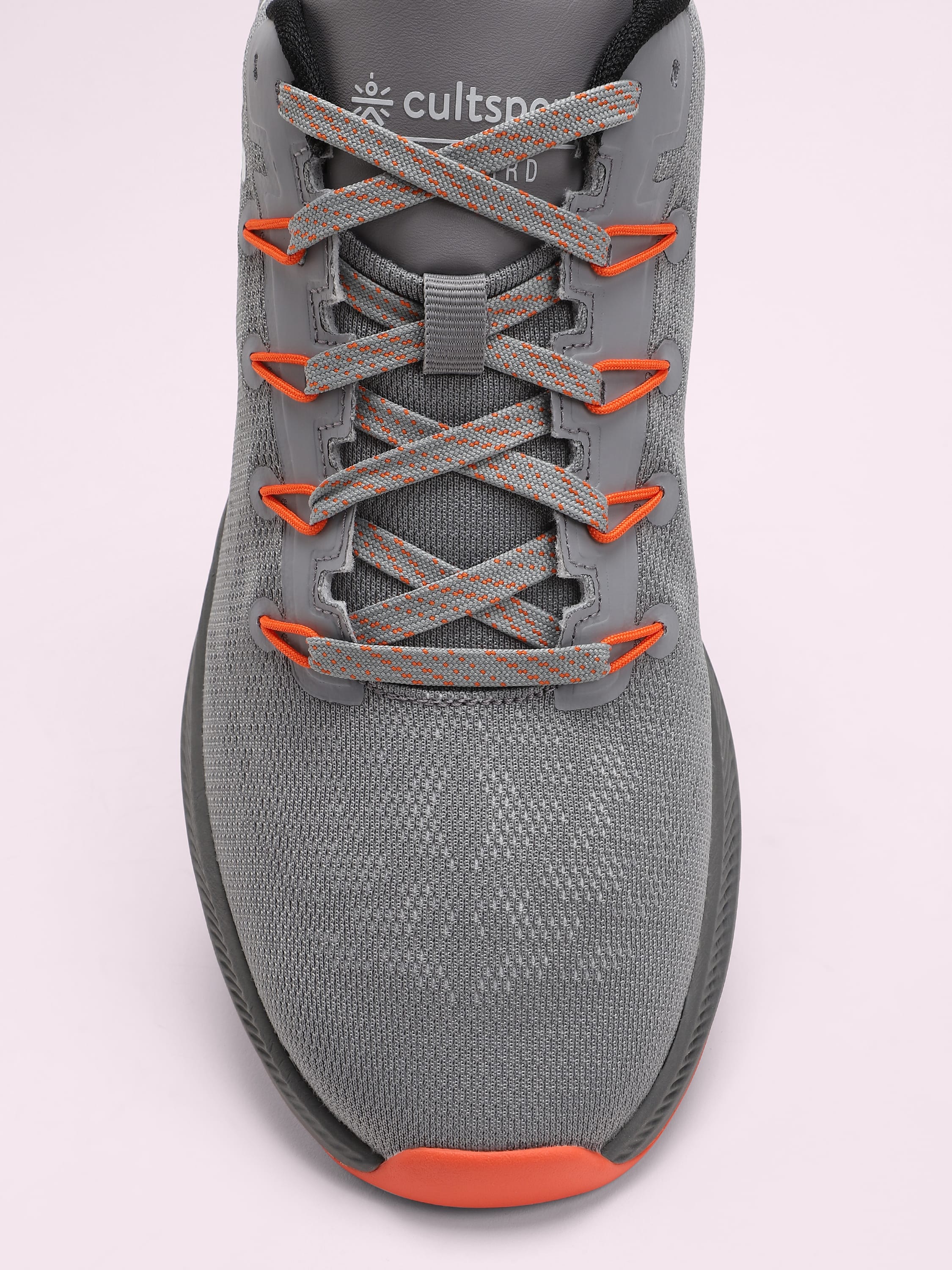 cult Firebird Men Running Shoes - Grey/Orange - Image 8