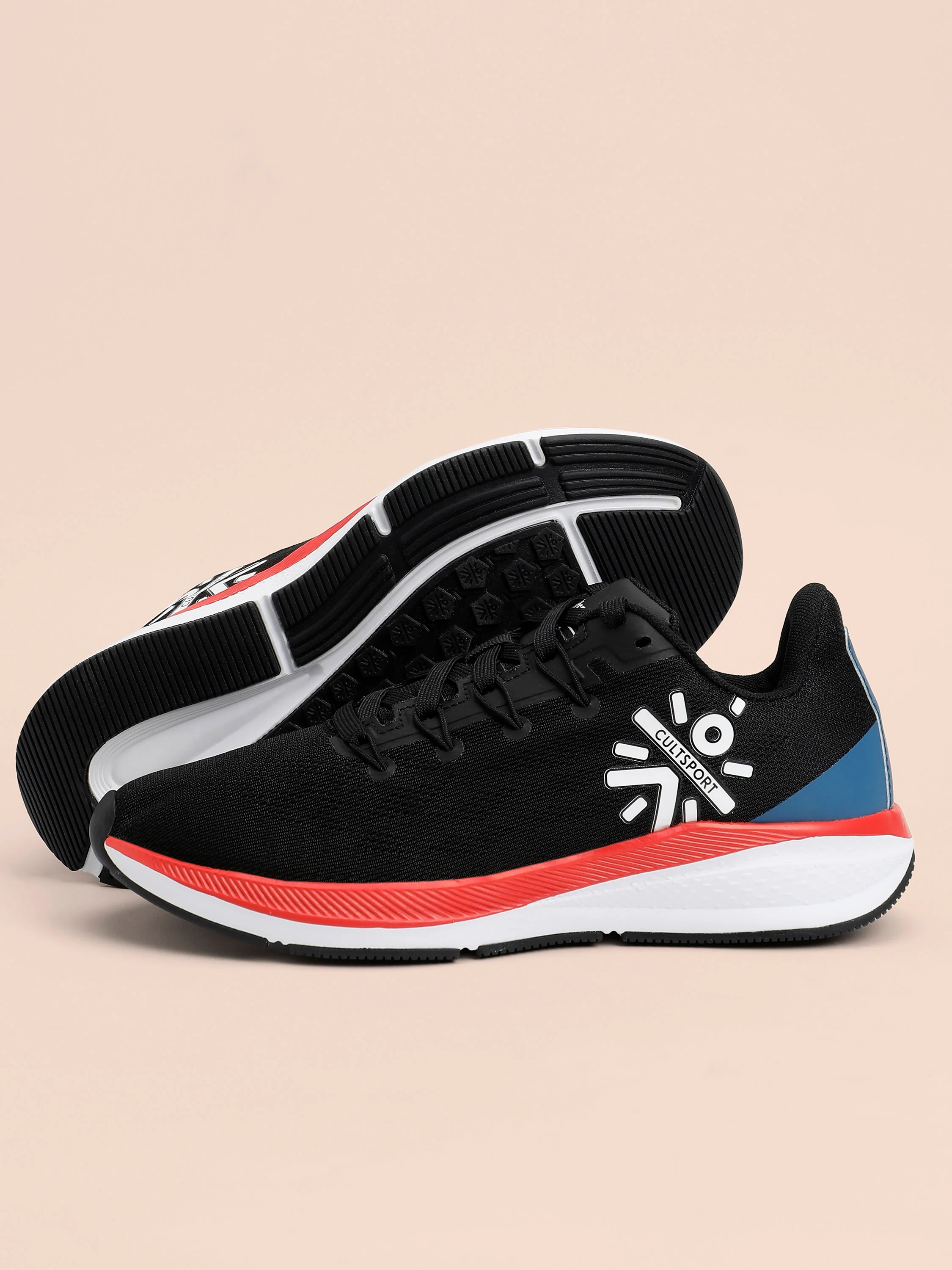 cult Firebird Women Running Shoes - Black/Red/Blue - Image 10