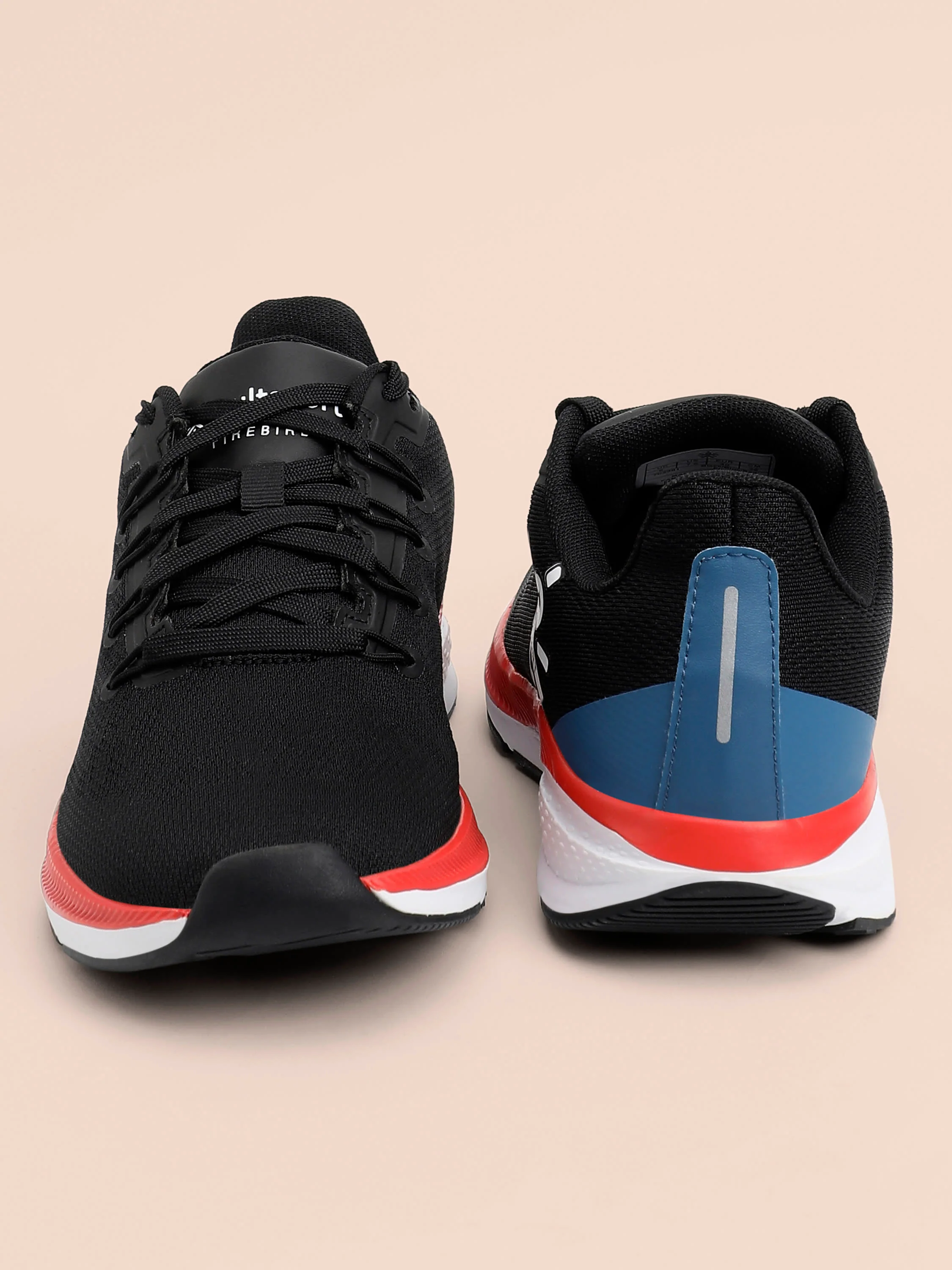 cult Firebird Women Running Shoes - Black/Red/Blue - Image 5