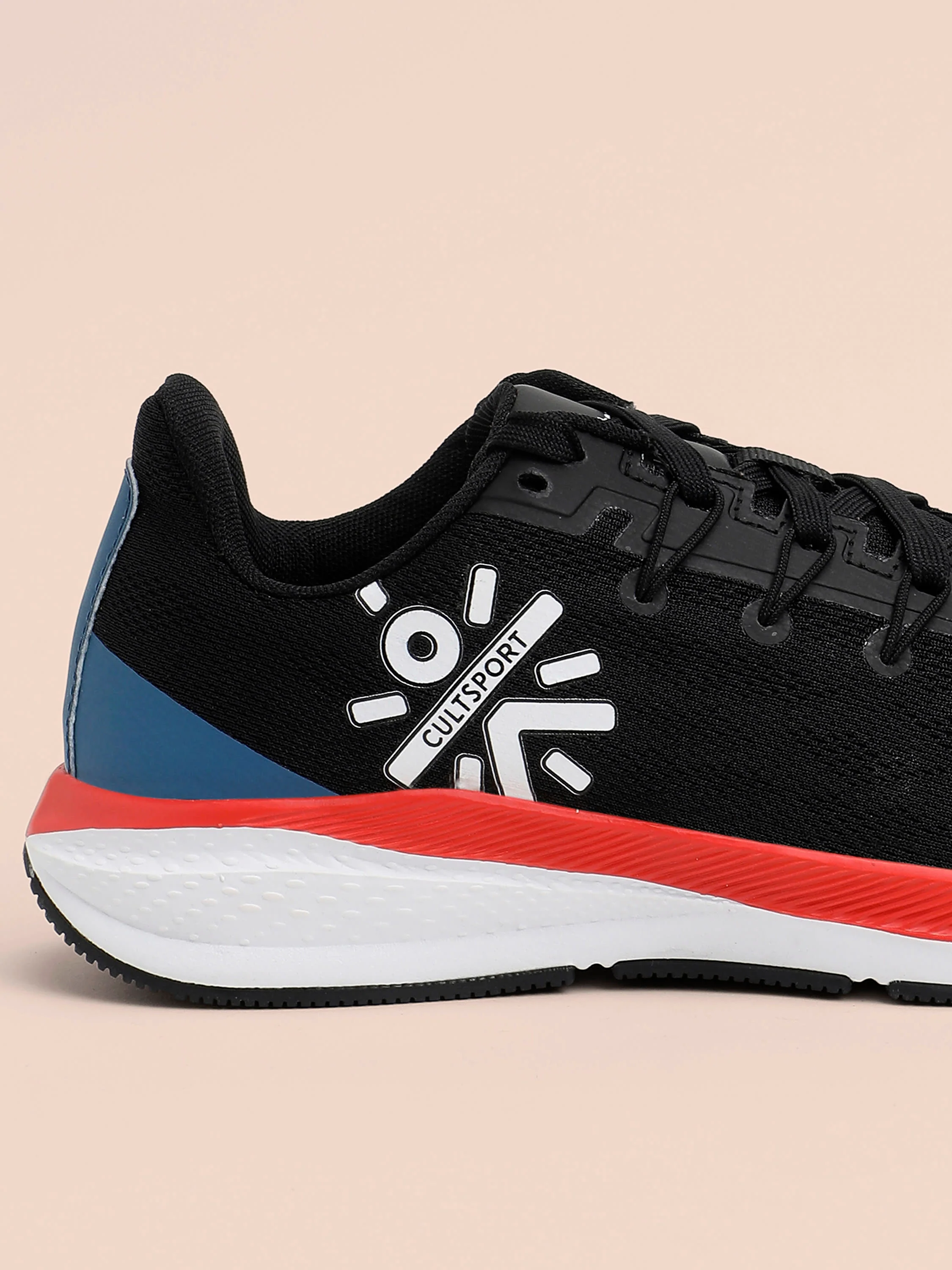cult Firebird Women Running Shoes - Black/Red/Blue - Image 9