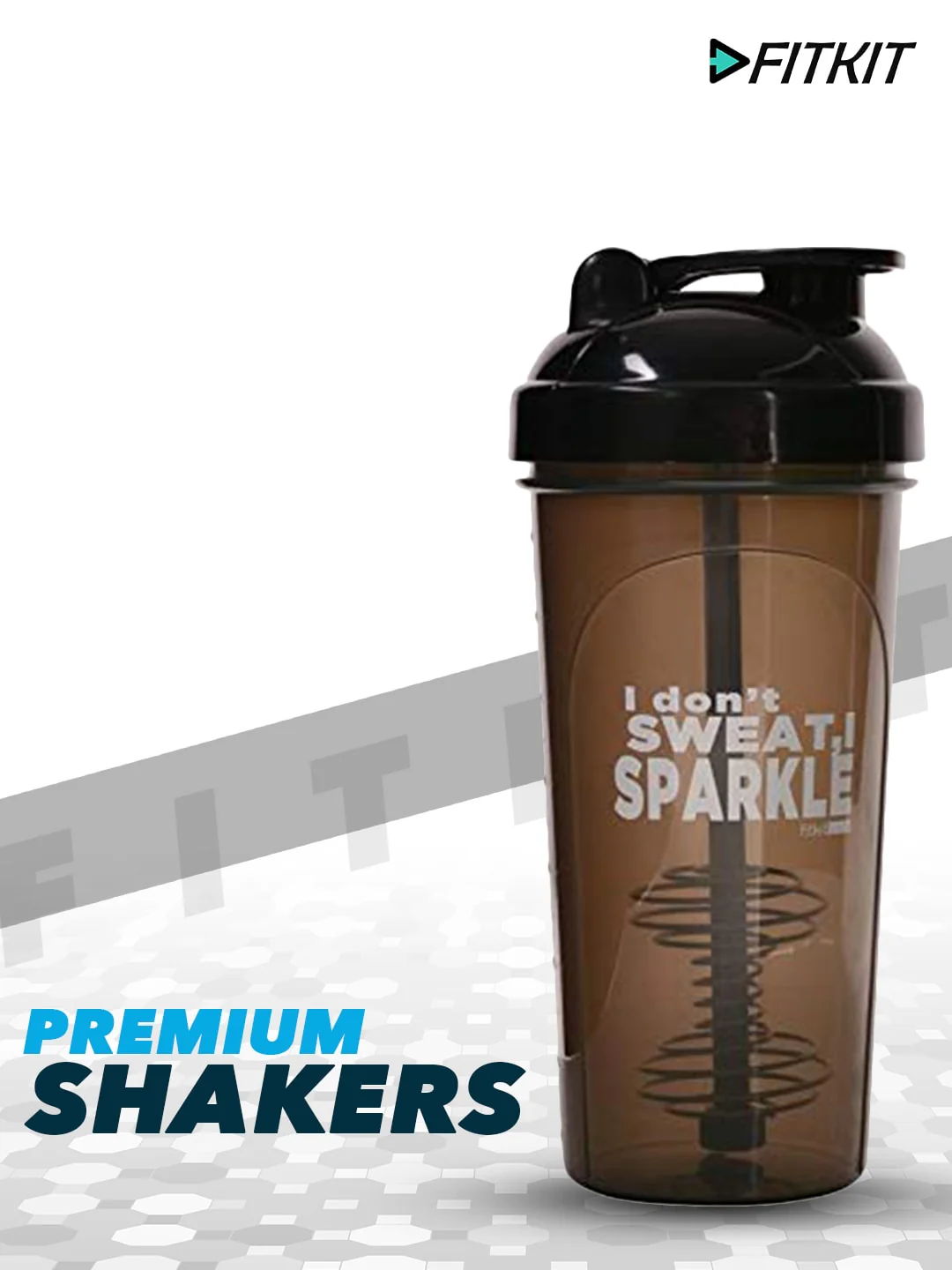 Classic Bottle Shaker 700ml(Grey/Black) - Image 5