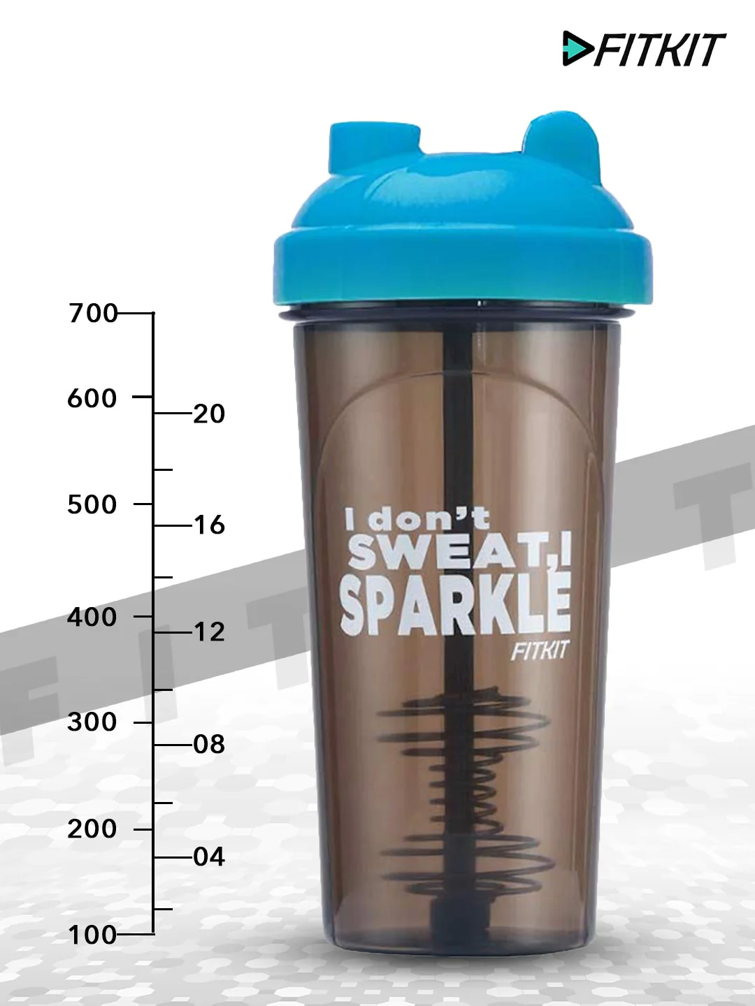 Classic Shaker Bottle 700ml Blue/Black - Image 4