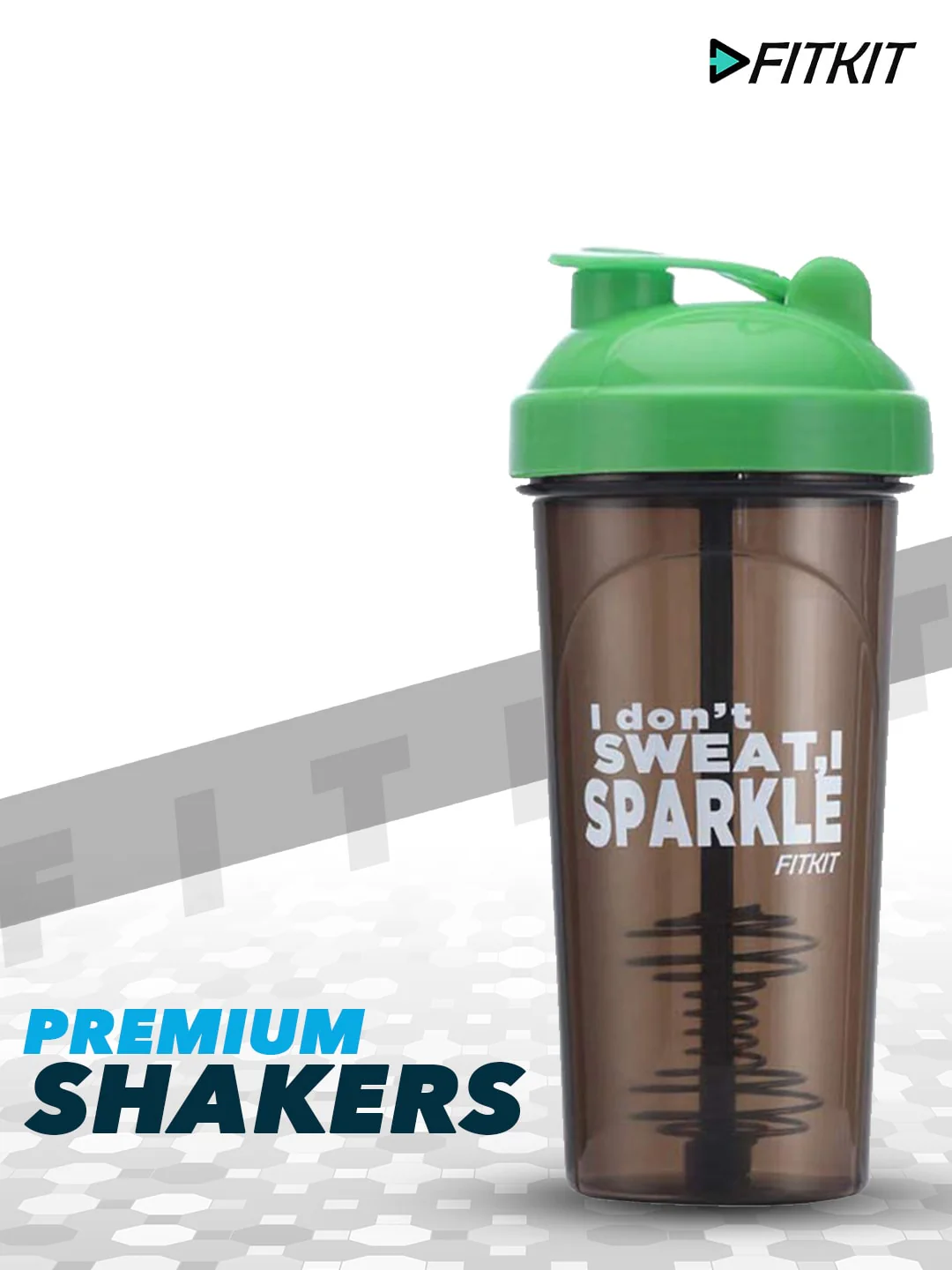 Classic Shaker Bottle, 700ml (Grey/Green) - Image 4