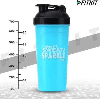 Fitkit FK67.60.003-05 Classic 700 ml Shaker (Pack of 1, Blue) - Image 6
