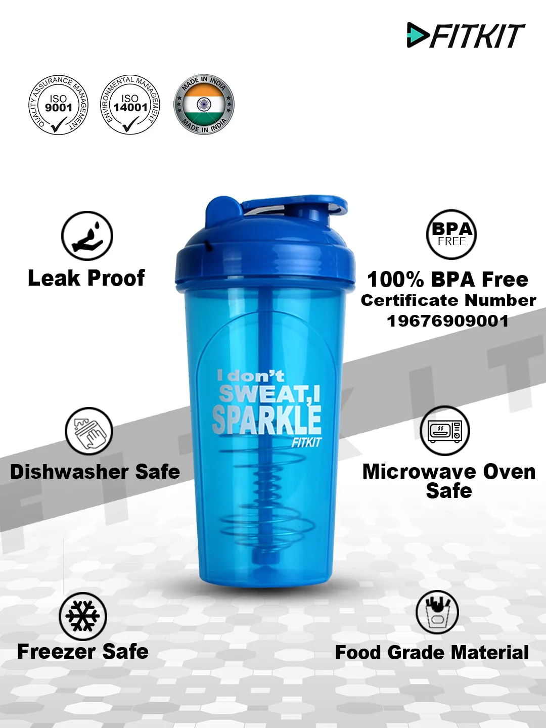 Classic 700 ml Shaker (Pack of 1, Blue) - Image 7