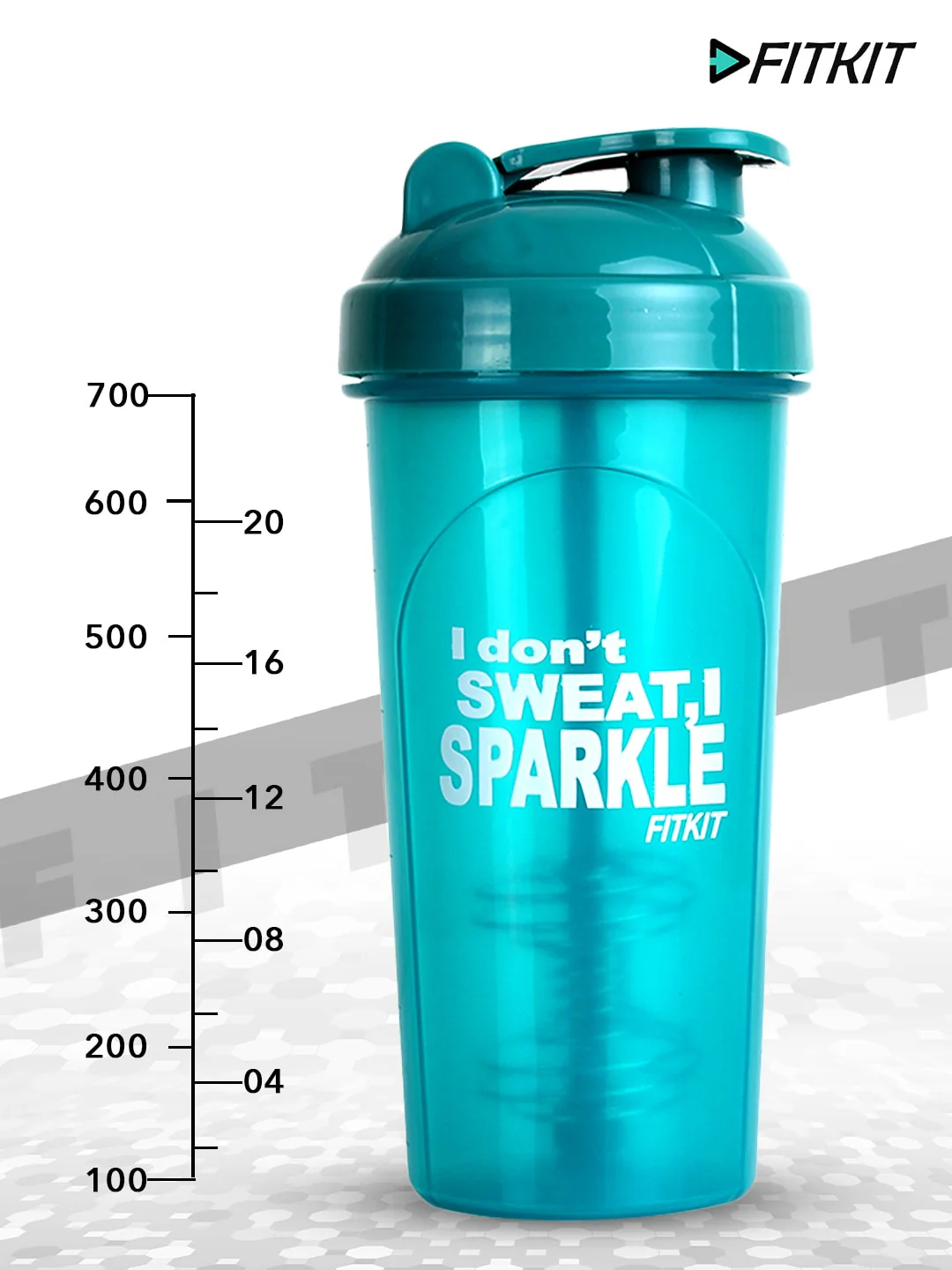 Classic 700 ml Shaker (Pack of 1, Teal) - Image 3