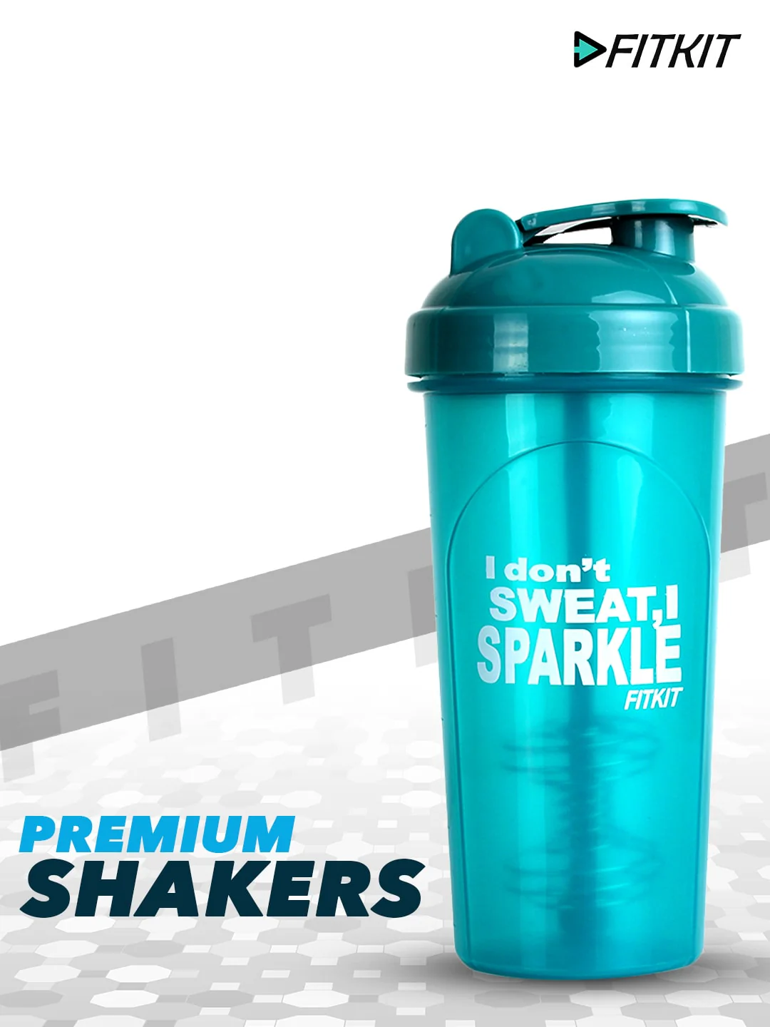 Classic 700 ml Shaker (Pack of 1, Teal) - Image 4