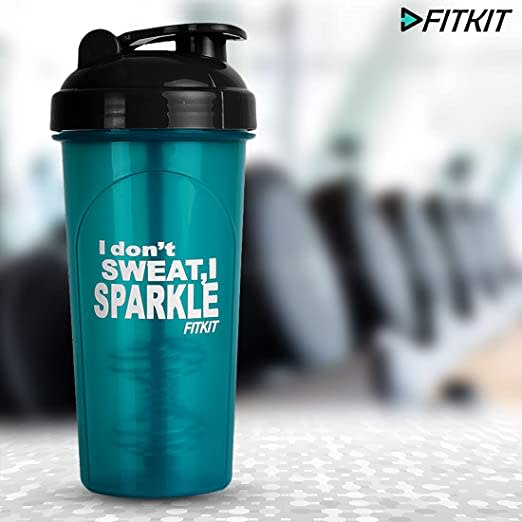 Fitkit FKSB14 Classic 700 ml Shaker (Pack of 1, Green) - Image 4