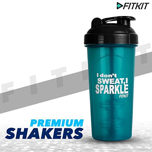 Fitkit FKSB14 Classic 700 ml Shaker (Pack of 1, Green) - Image 7