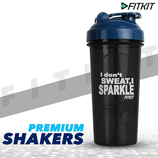 Fitkit FKSB15 Classic 700 ml Shaker (Pack of 1, Dark Blue) - Image 4