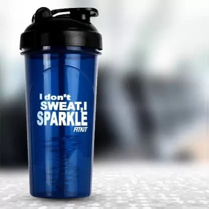 Fitkit FKSB16 Classic 700 ml Shaker (Pack of 1, Blue) - Image 2