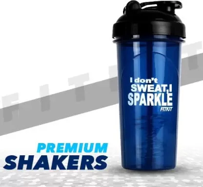 Fitkit FKSB16 Classic 700 ml Shaker (Pack of 1, Blue) - Image 3