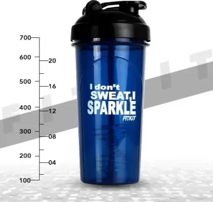 Fitkit FKSB16 Classic 700 ml Shaker (Pack of 1, Blue) - Image 6