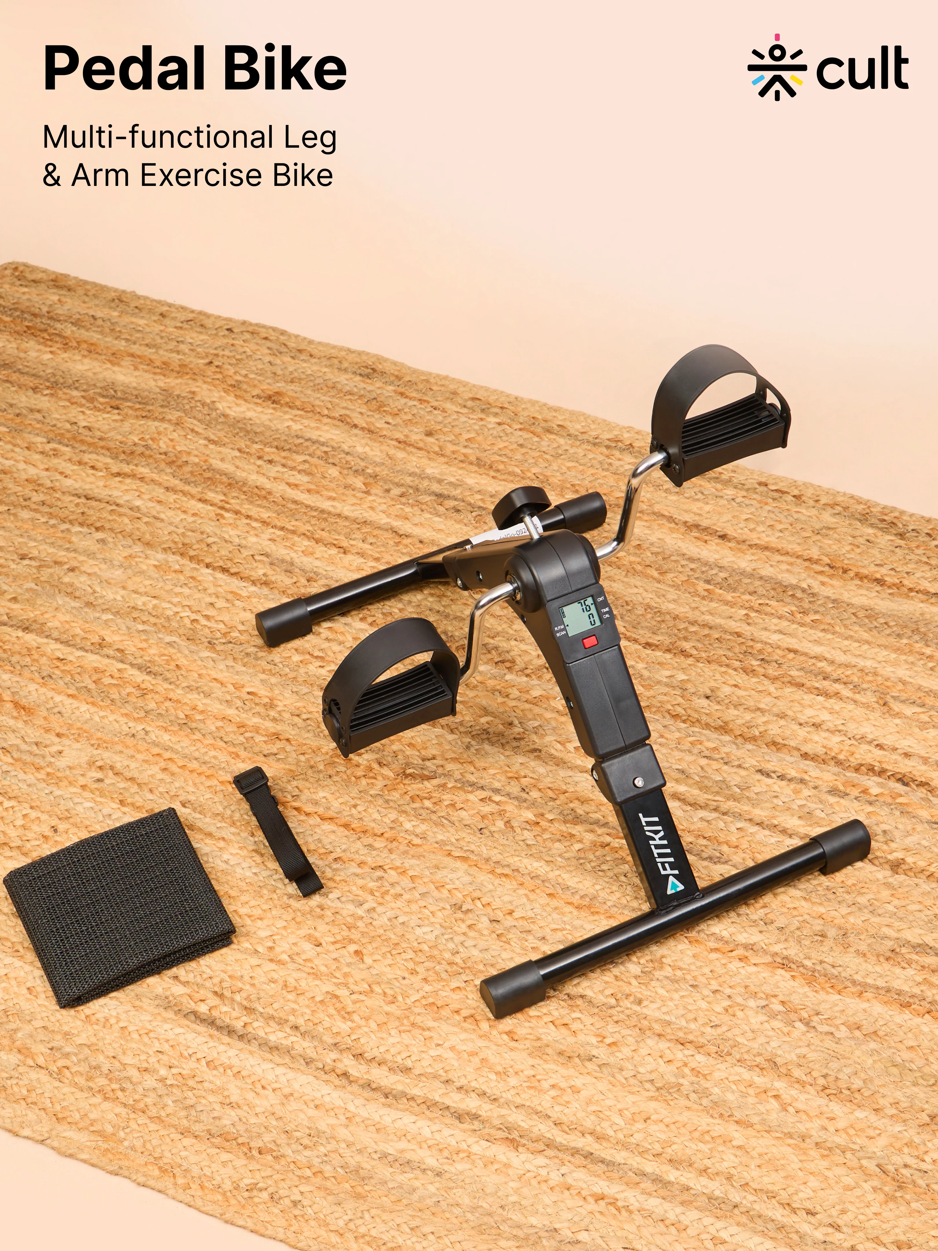 FitkitPedalgo Mini Pedal Exerciser with Adjustable Resistance - Image 7