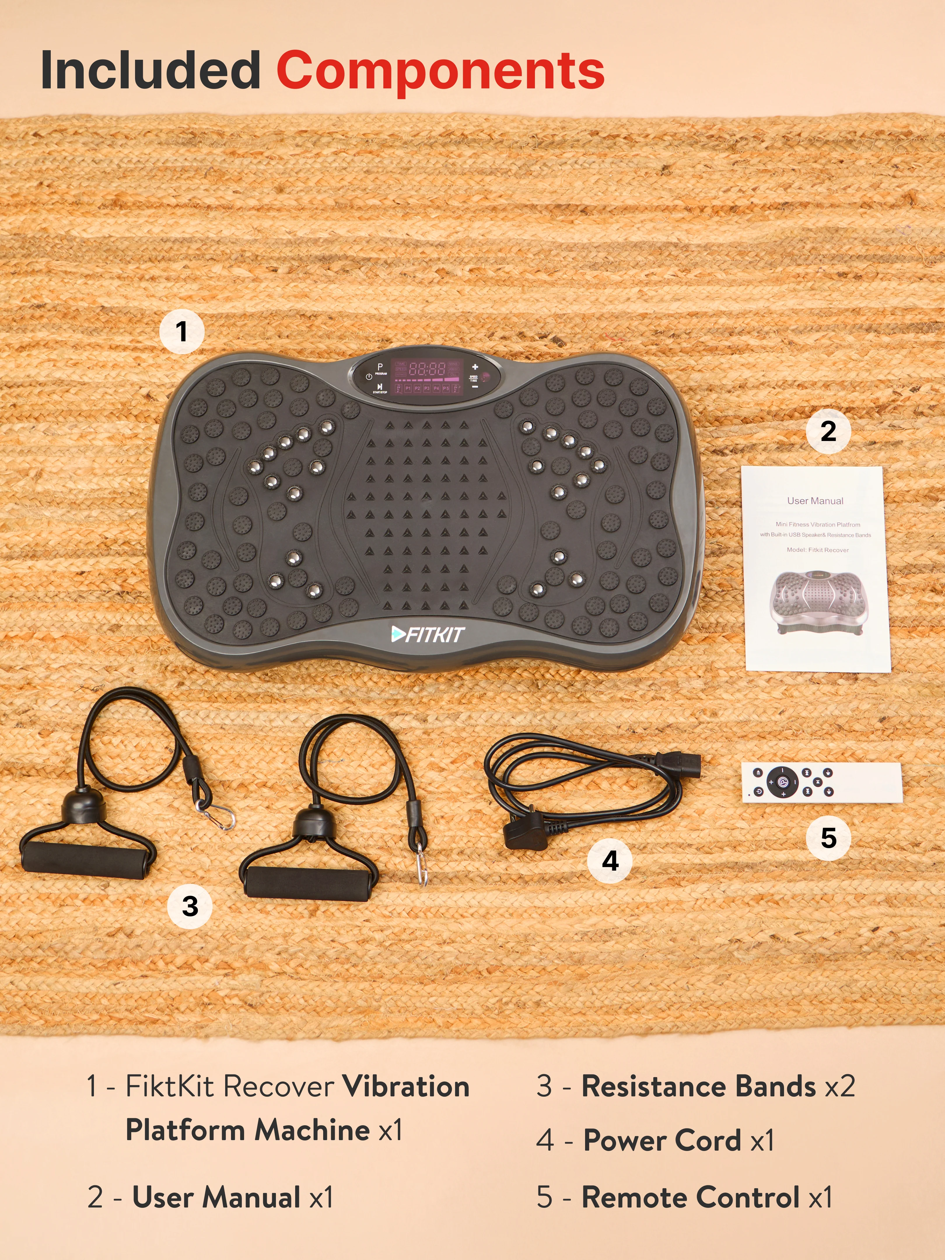 FitkitRecover Vibration Plate Massager - Image 4