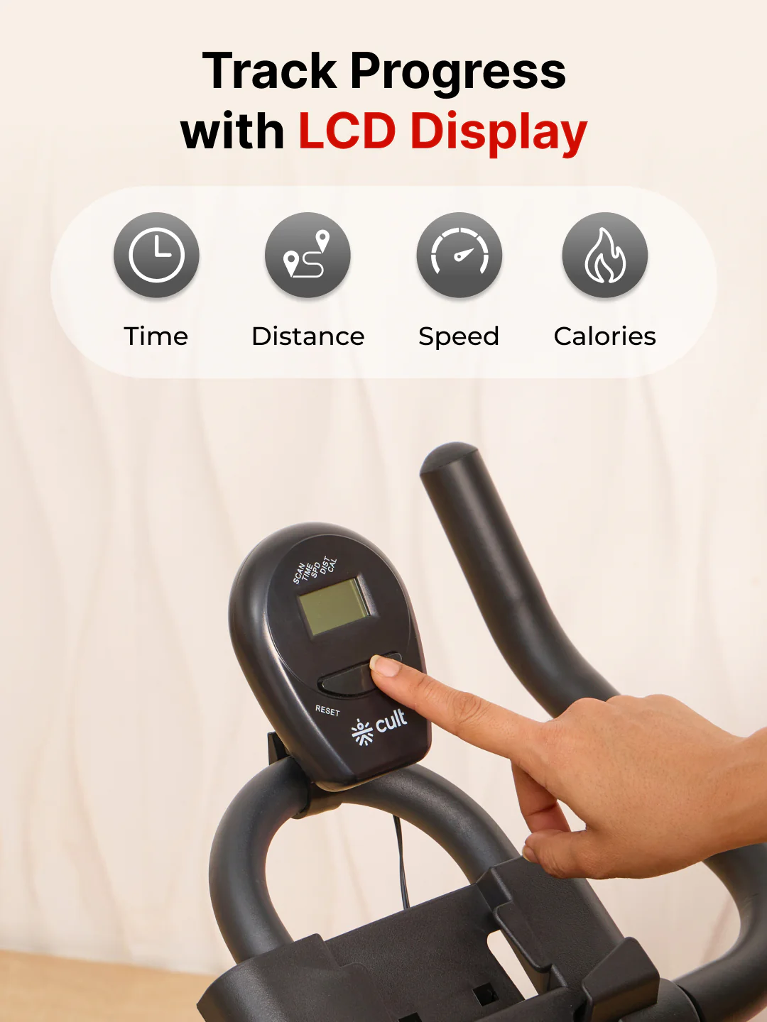 FK7003 Spinbike | 8kg Flywheel | Max Weight: 130Kg | Black (6 months warranty + 6 months extended warranty) - Image 6