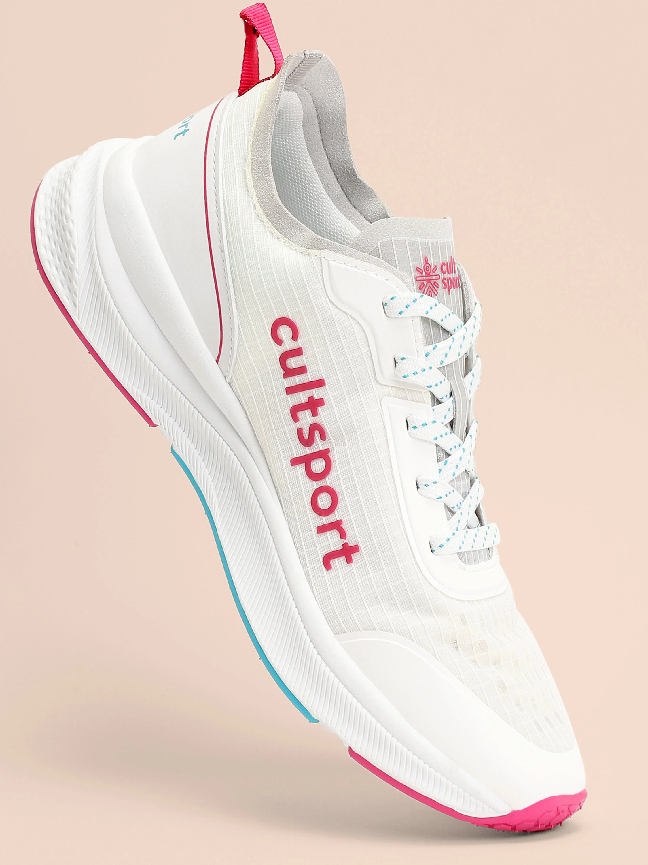cult Flamingo Women Running Shoes - White/Red - Image 2