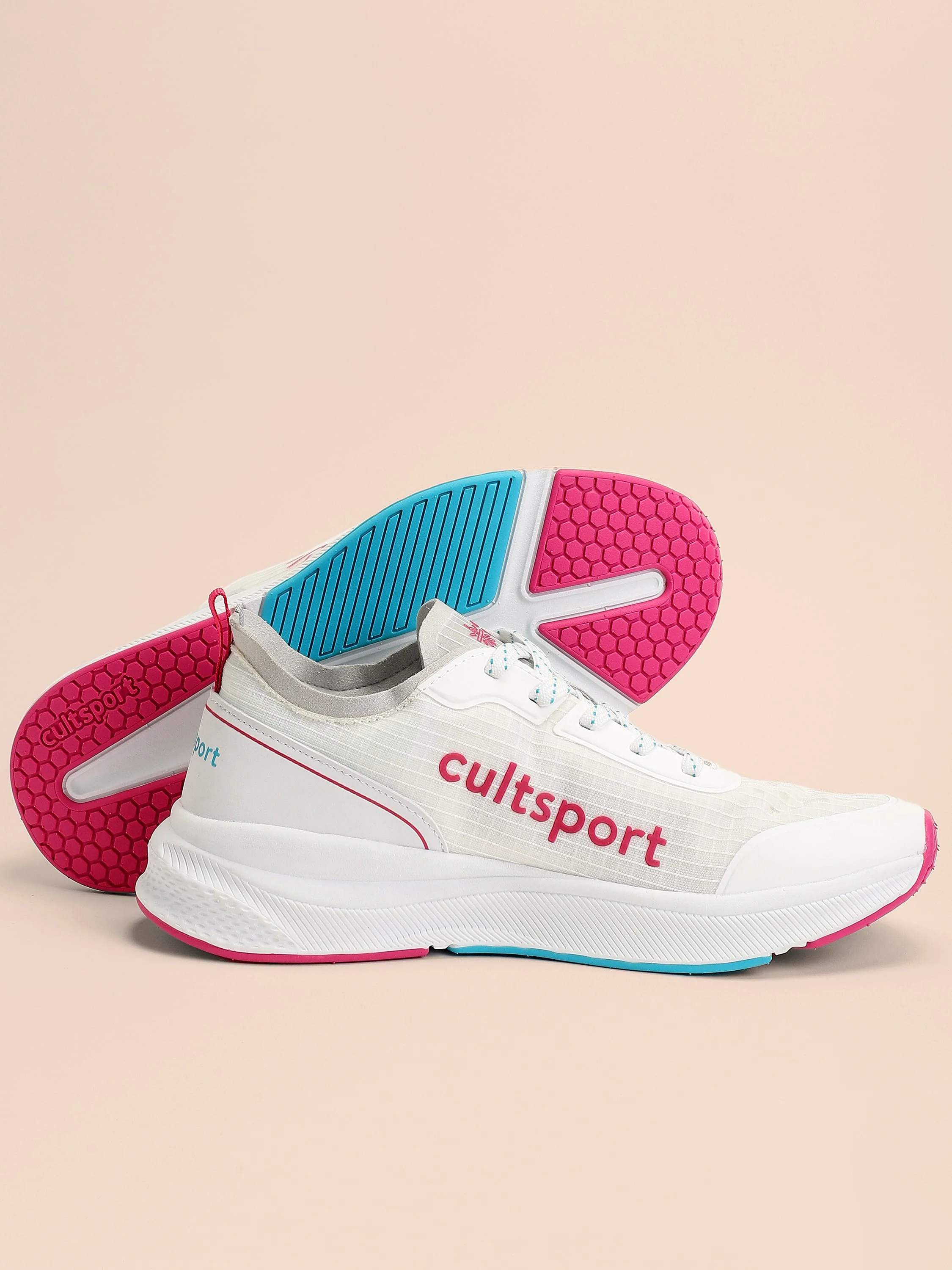 cult Flamingo Women Running Shoes - White/Red - Image 9