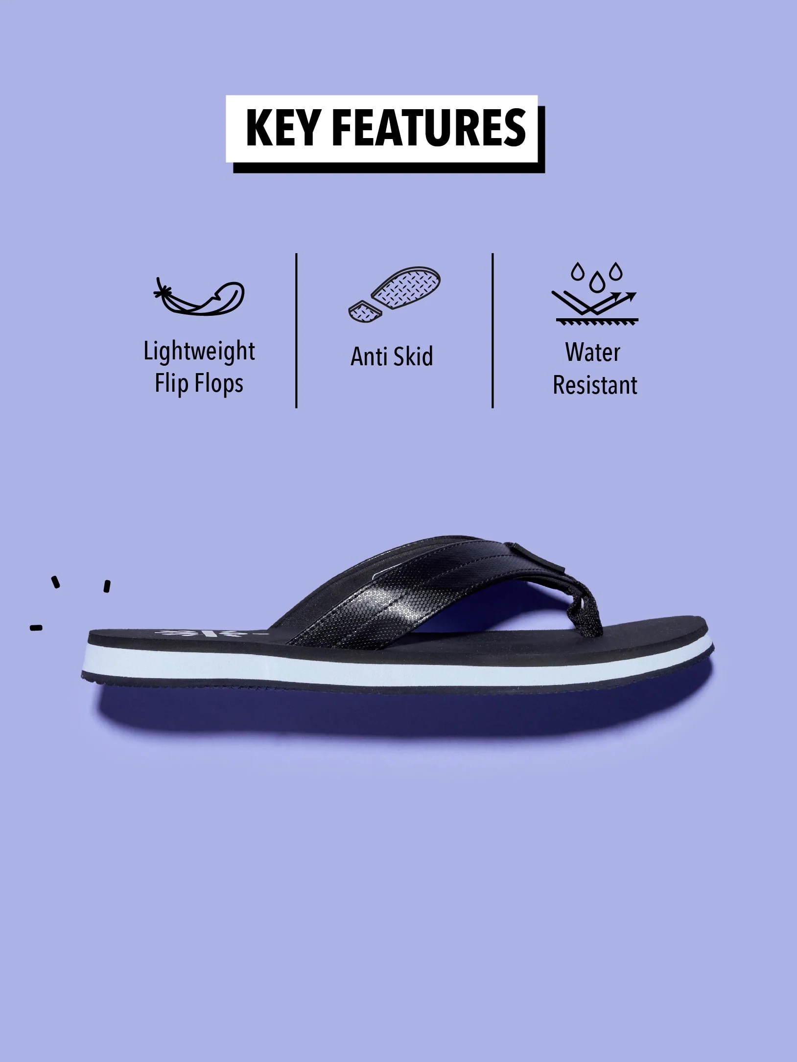 cult Flo Sweat Absorbing EVA Flip Flops - Image 3