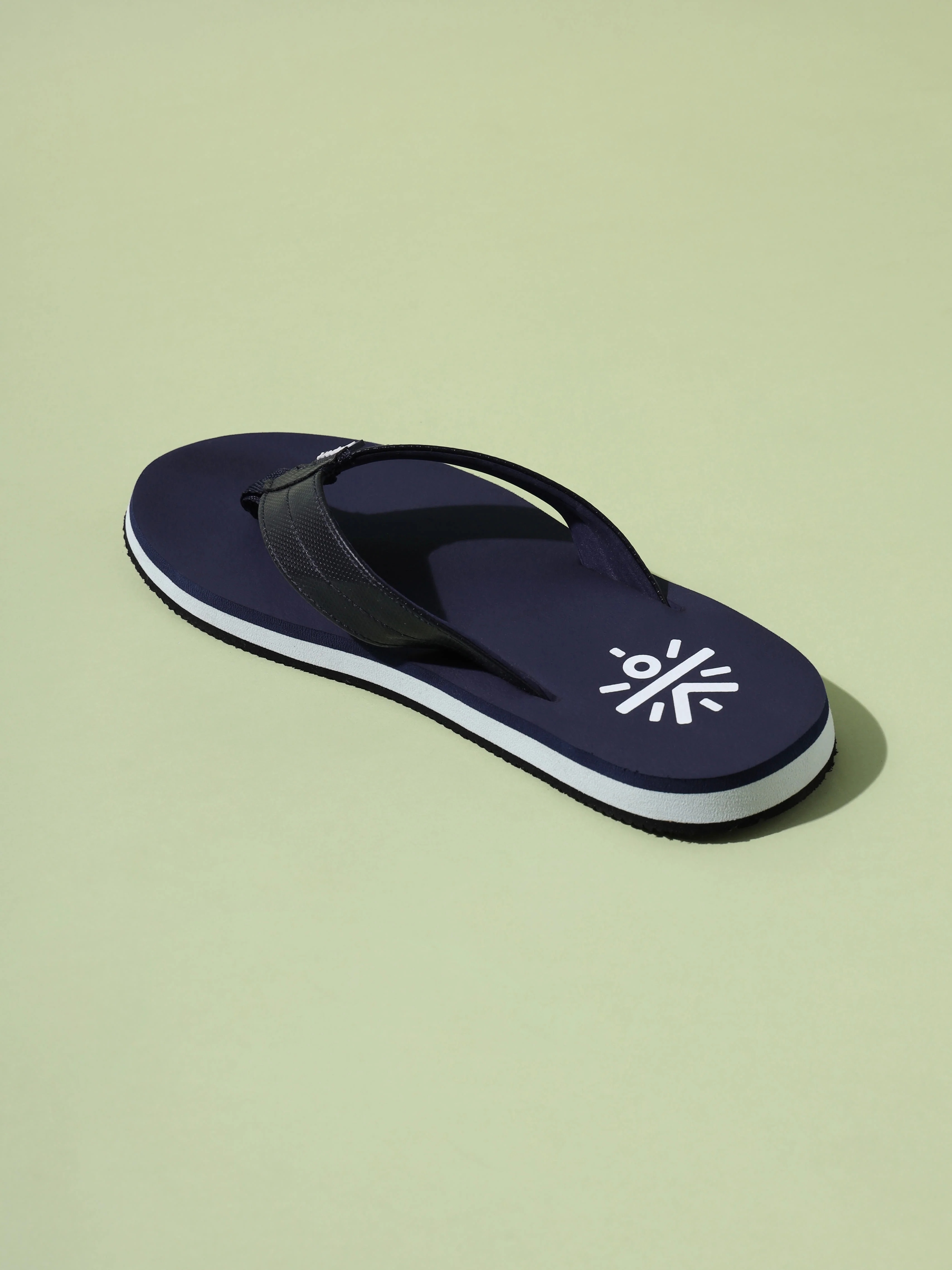 cult Flo Sweat Absorbing EVA Flip Flops - Navy - Image 5