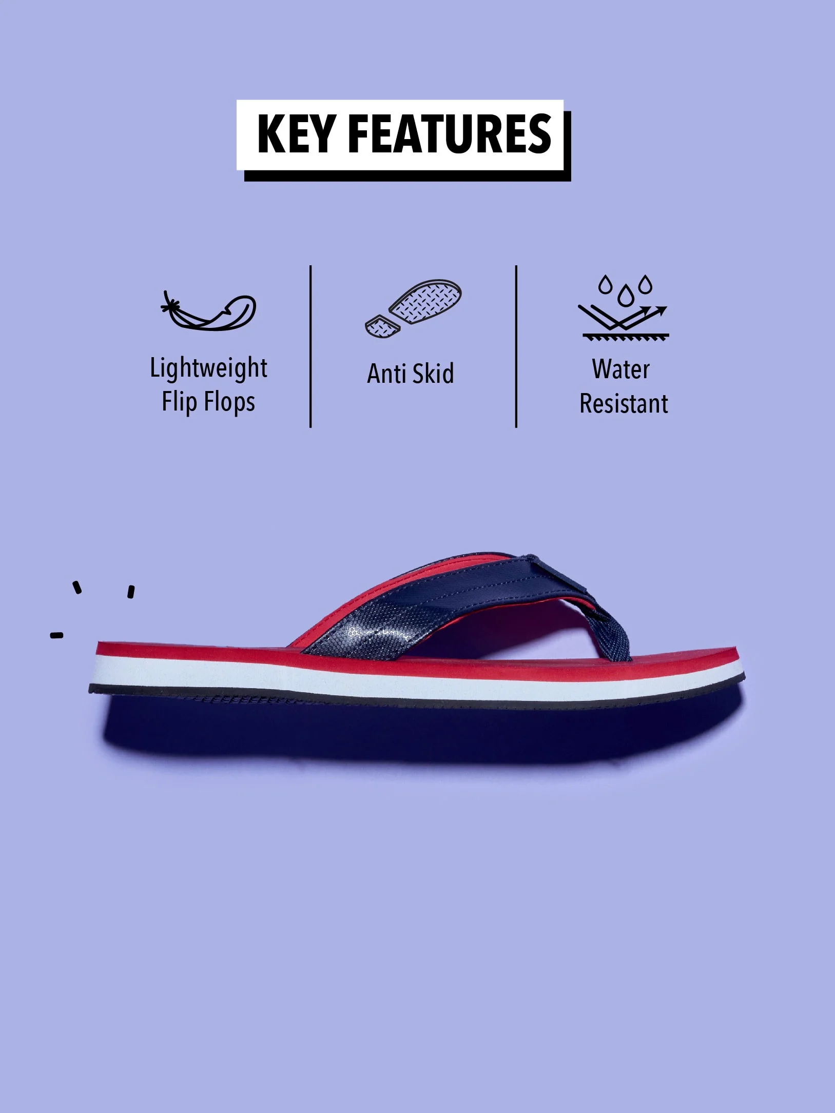 cult Flo Sweat Absorbing EVA Flip Flops - Image 3