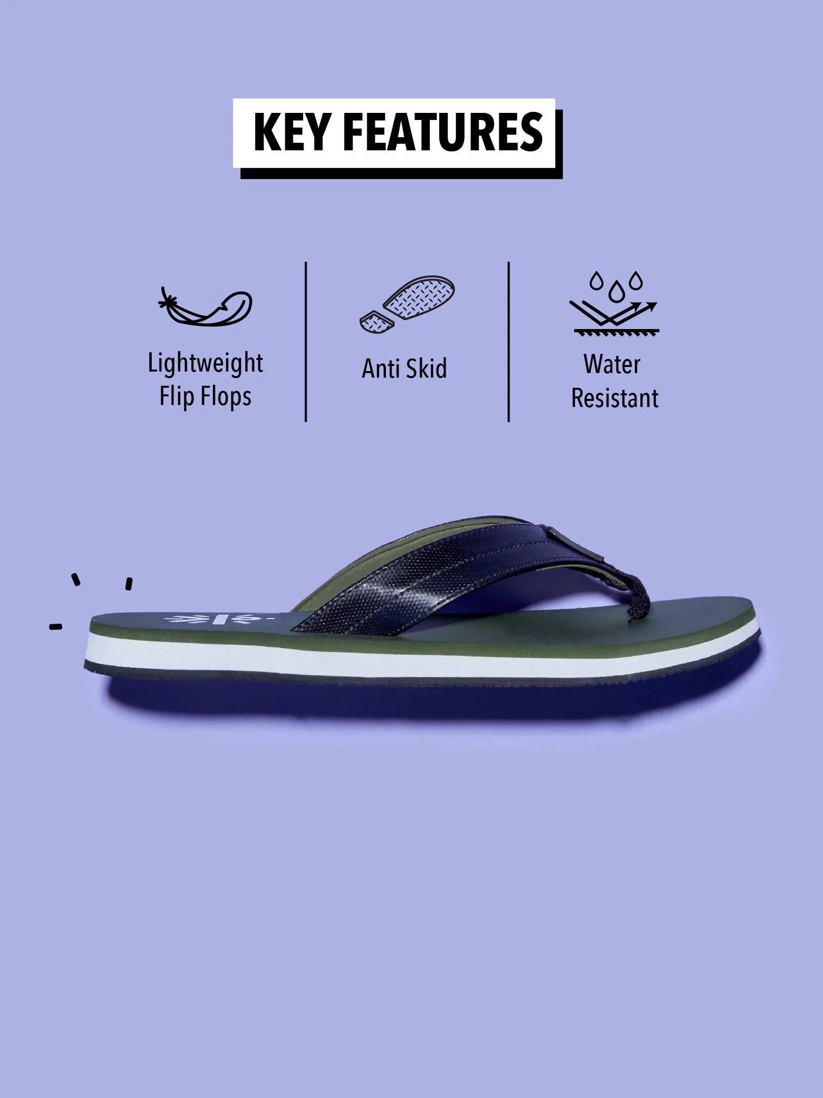cult Flo Sweat Absorbing EVA Flip Flops - Image 3