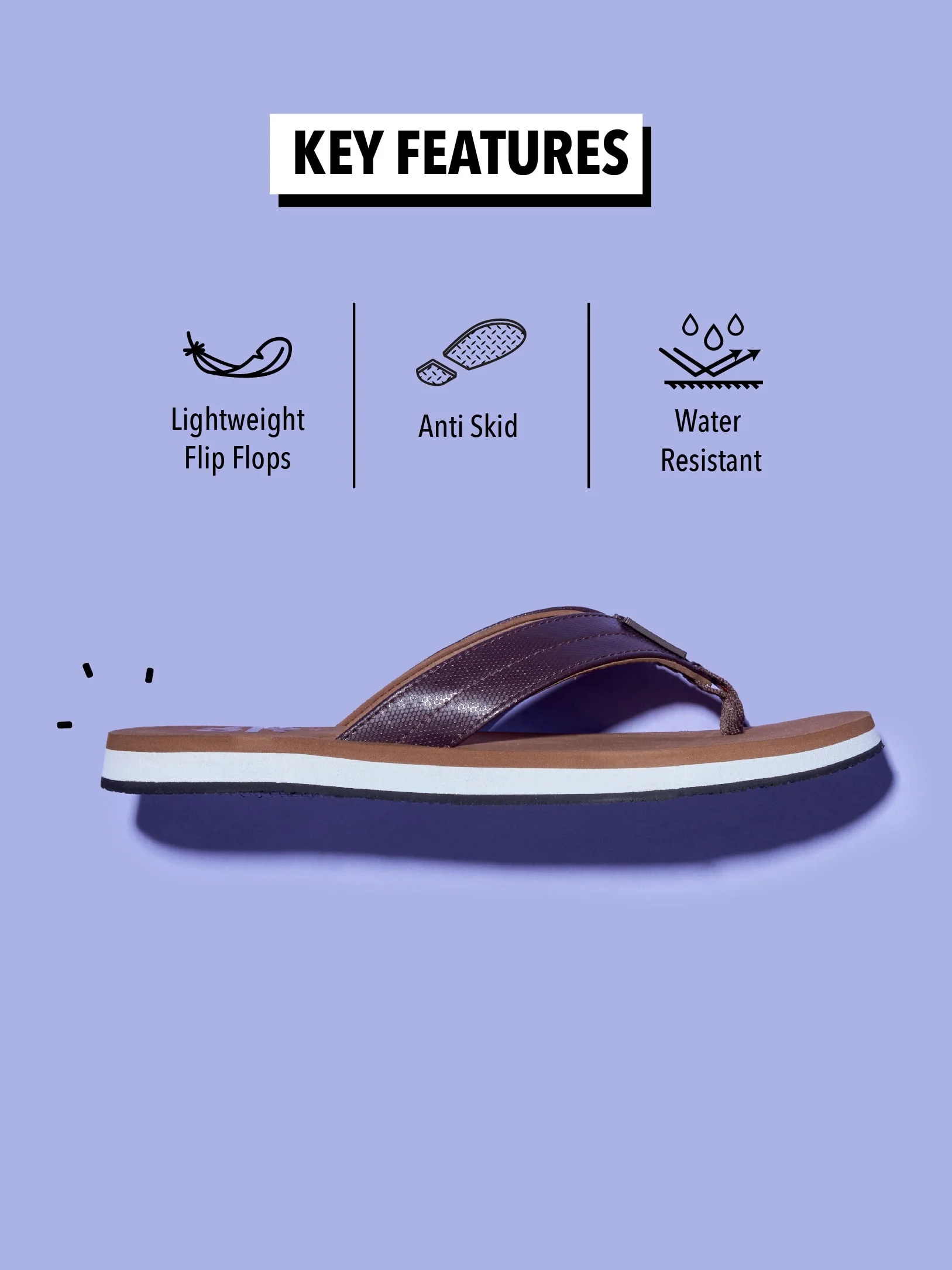 cult Flo Sweat Absorbing EVA Flip Flops - Image 3