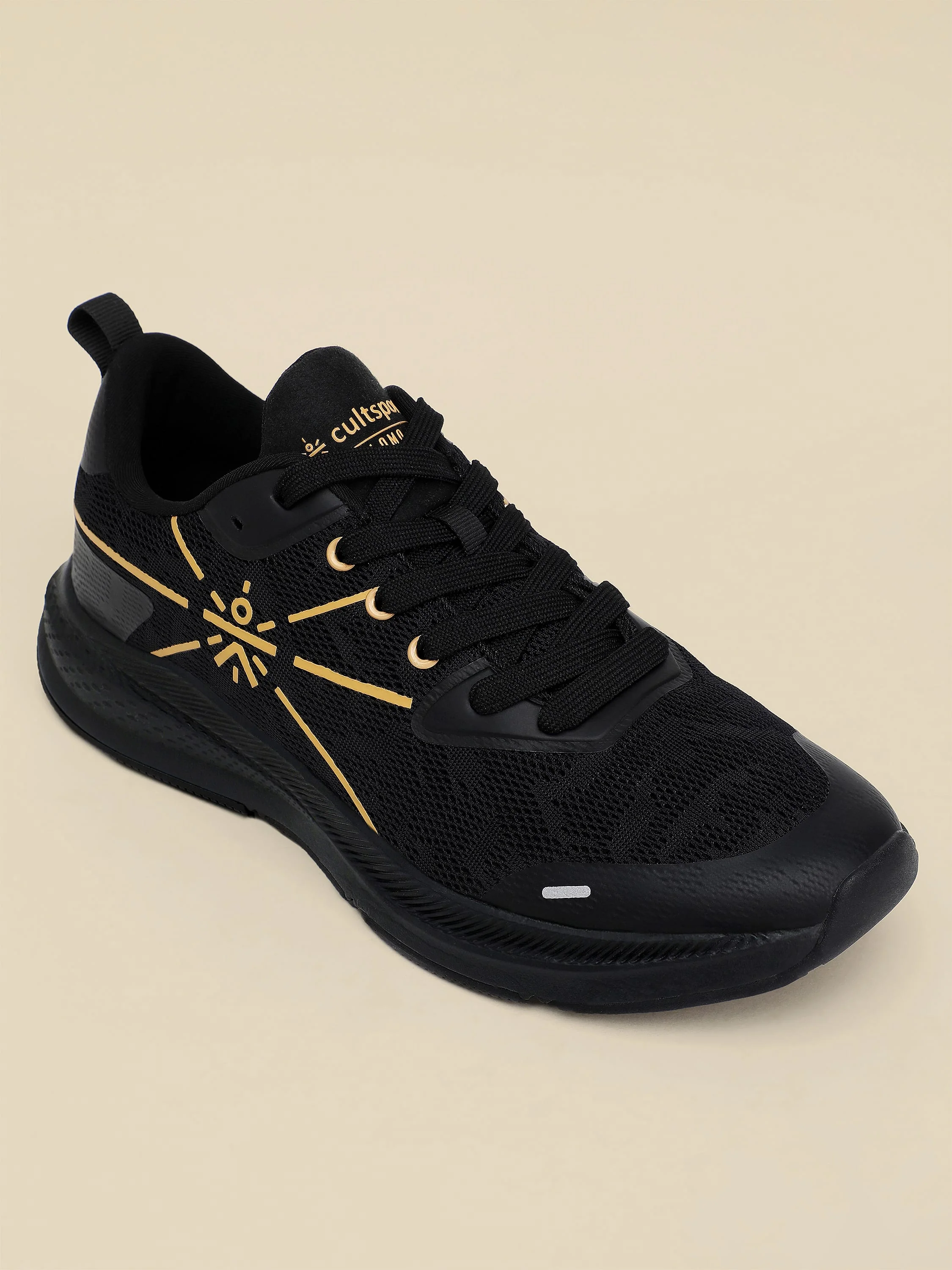 cult Flomo Men Running Shoes - Black/Gold - Image 2