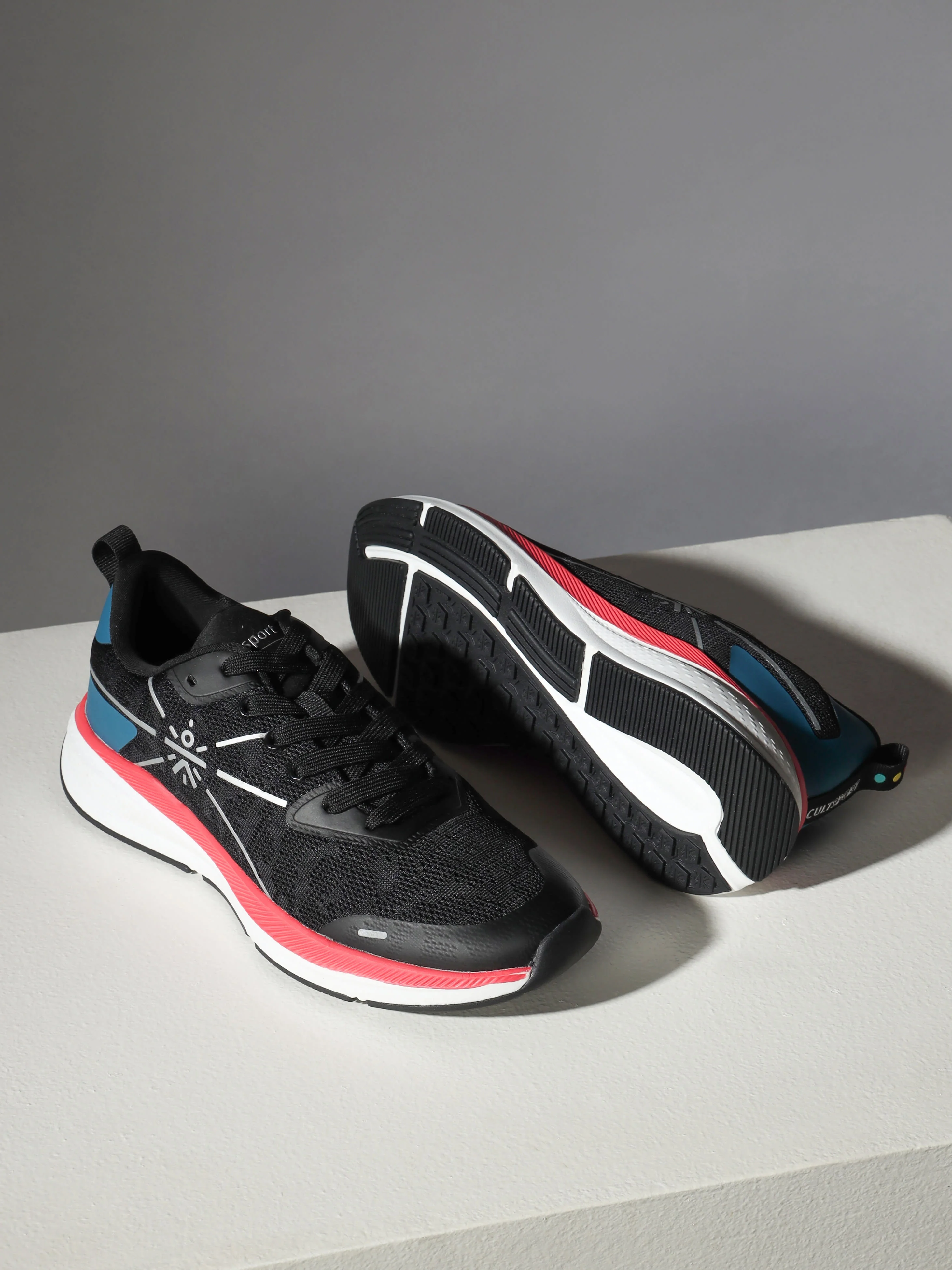 cult Flomo Men Running Shoes - Black/Blue - Image 3