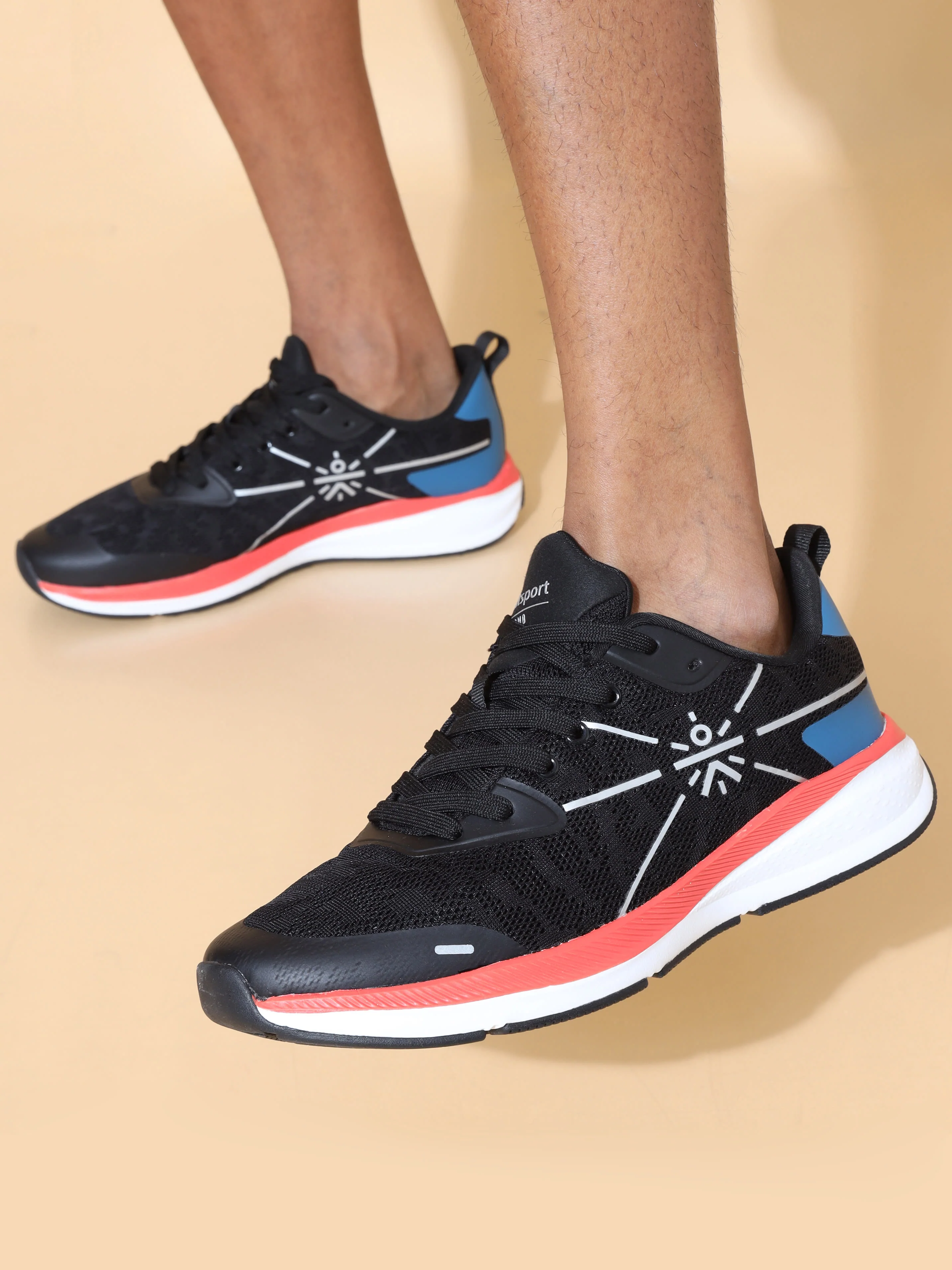 cult Flomo Men Running Shoes - Black/Blue - Image 6