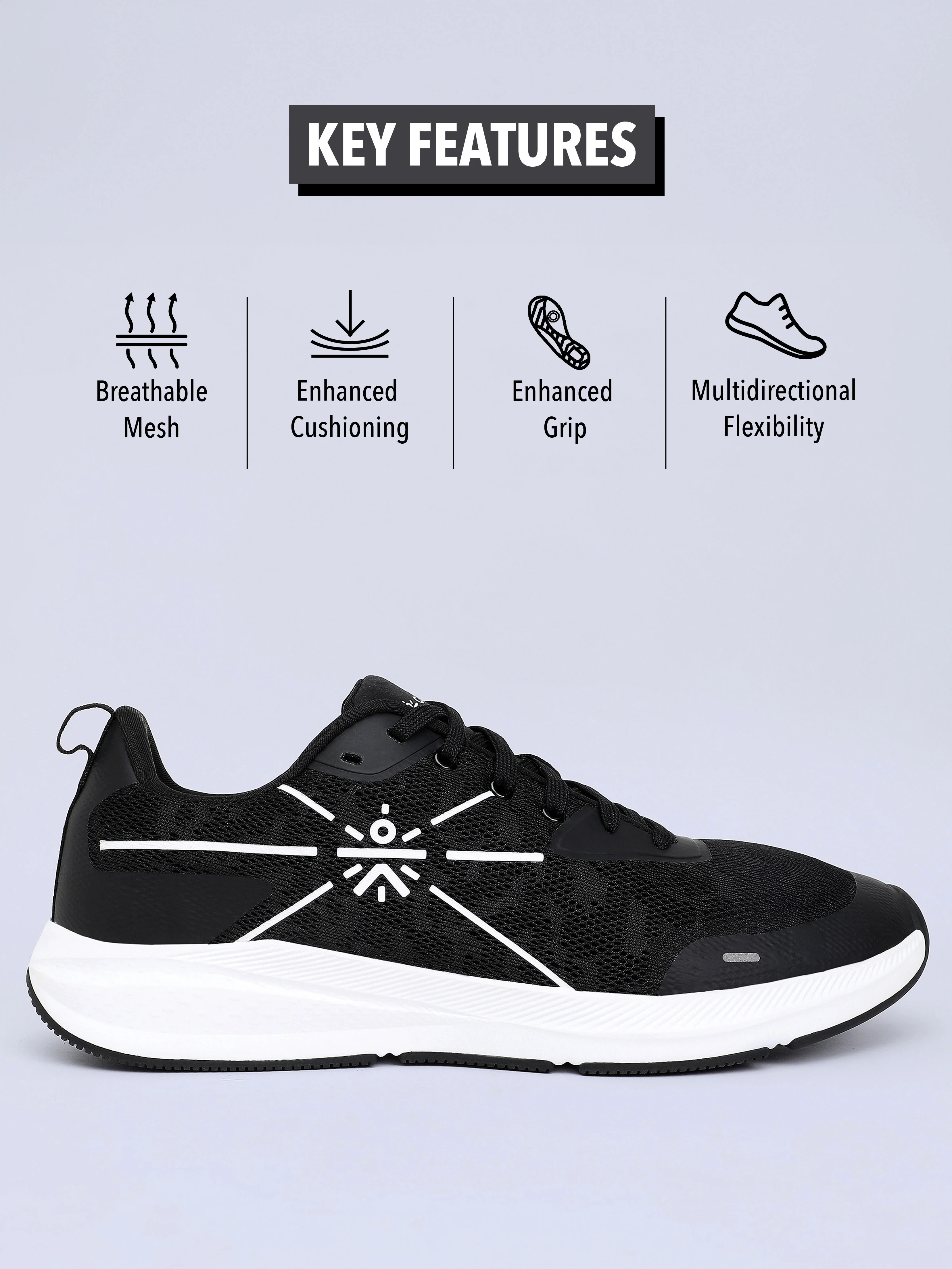 cult Flomo Men Running Shoes - Black - Image 3