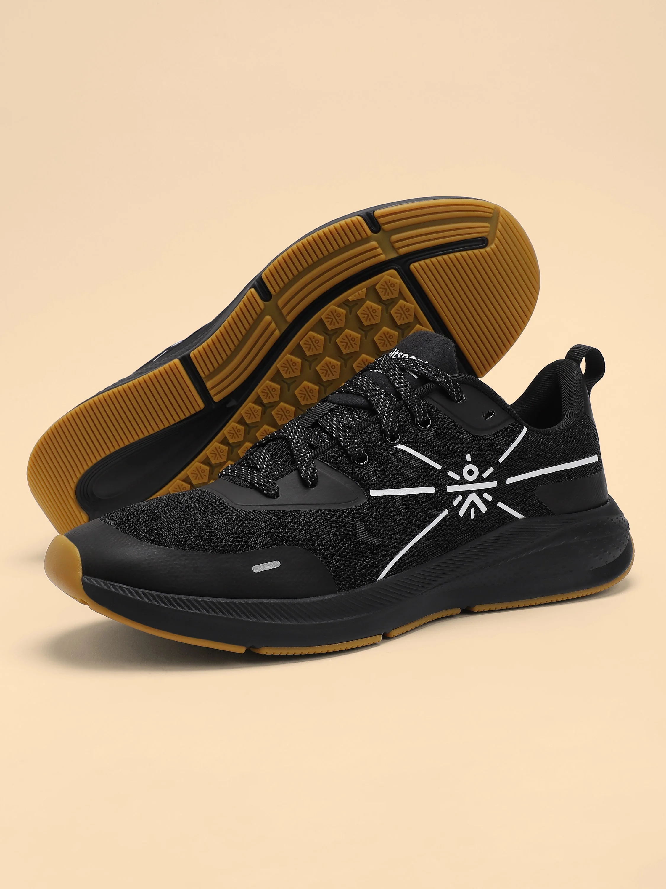cult Flomo Men Running Shoes - Black/Mustard - Image 10