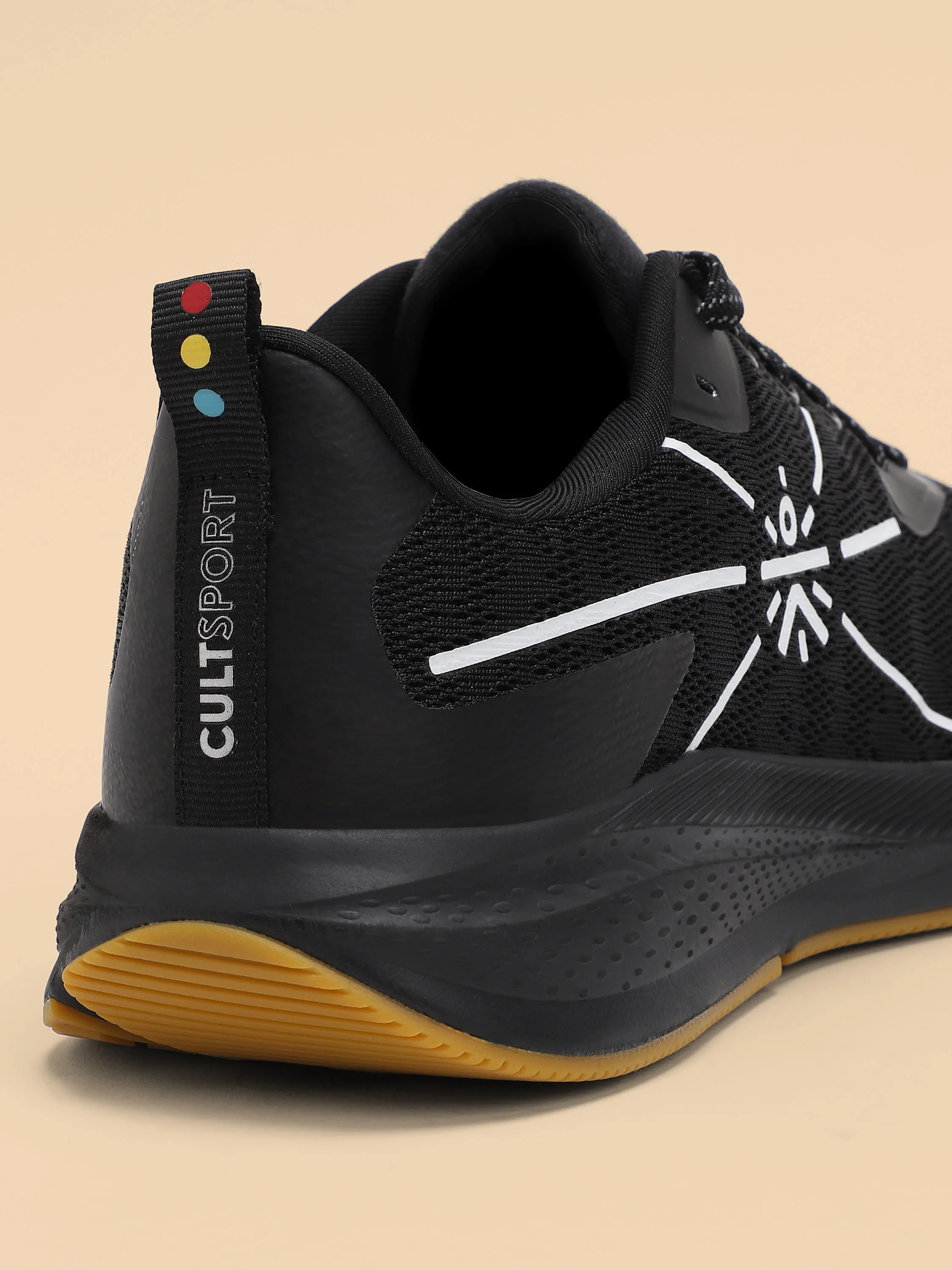 cult Flomo Men Running Shoes - Black/Mustard - Image 7